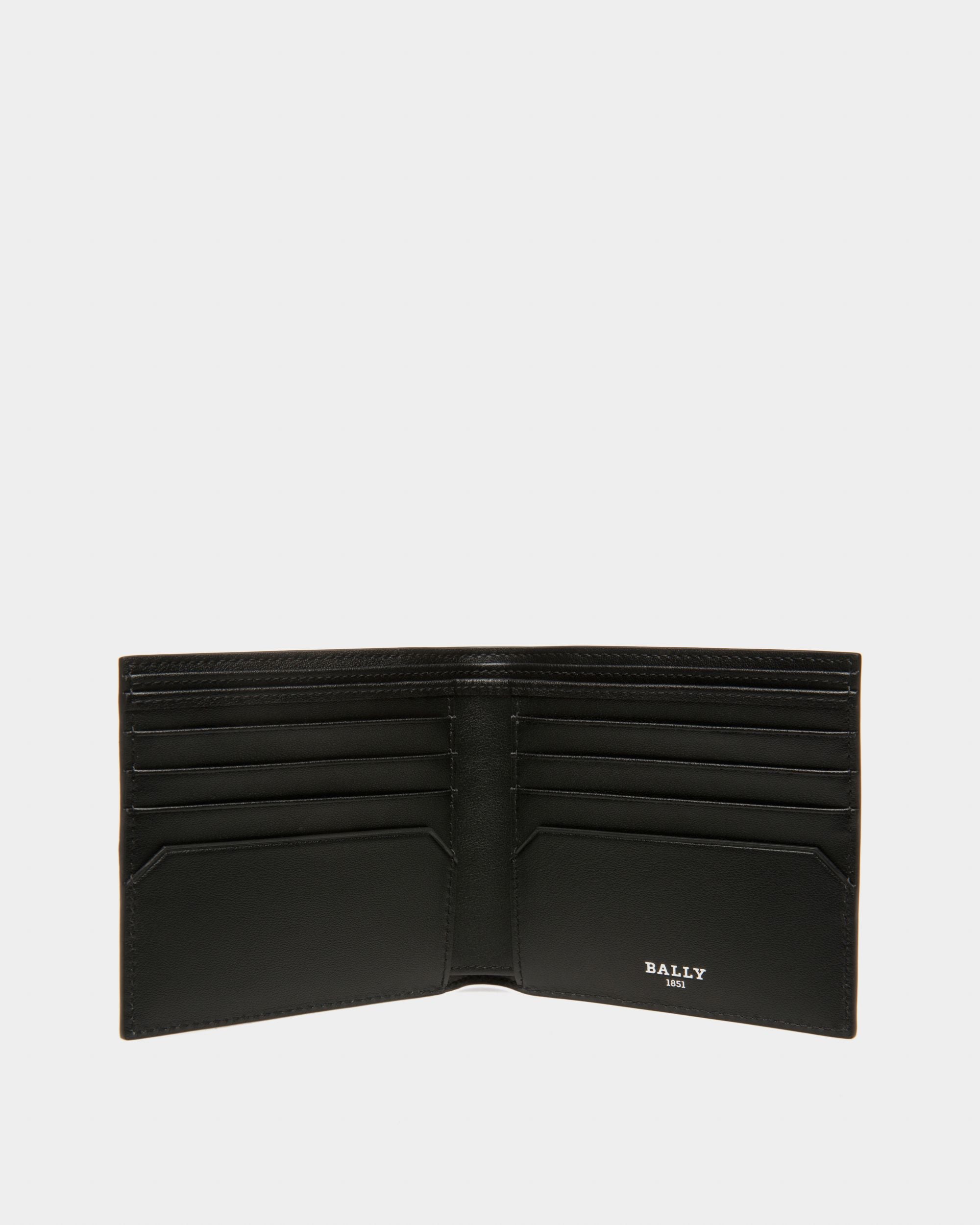 Brasai Tpu & Leather Wallet In Grey & Black - Men's - Bally - 03