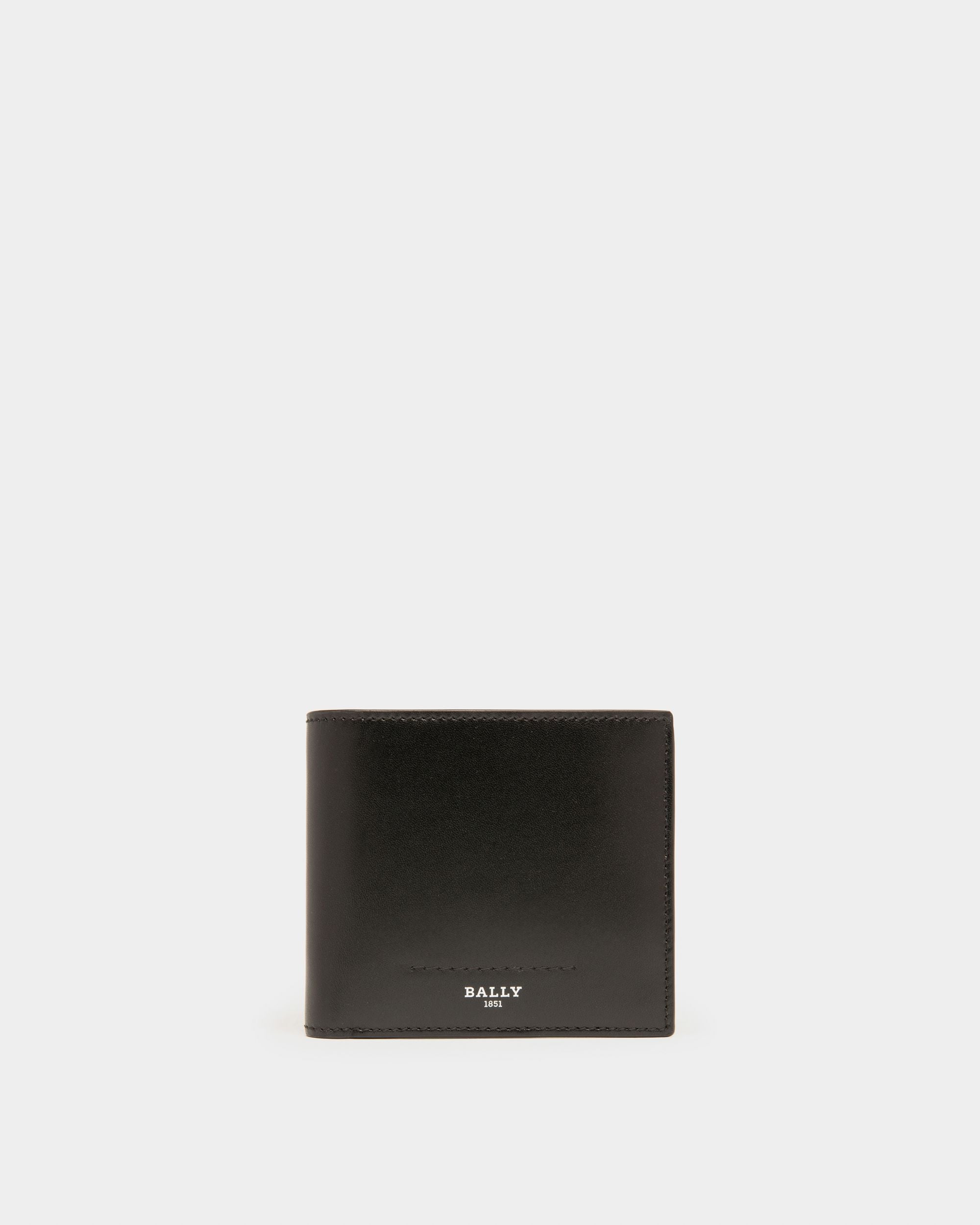 Scrasai Leather Wallet In Black - Men's - Bally - 01