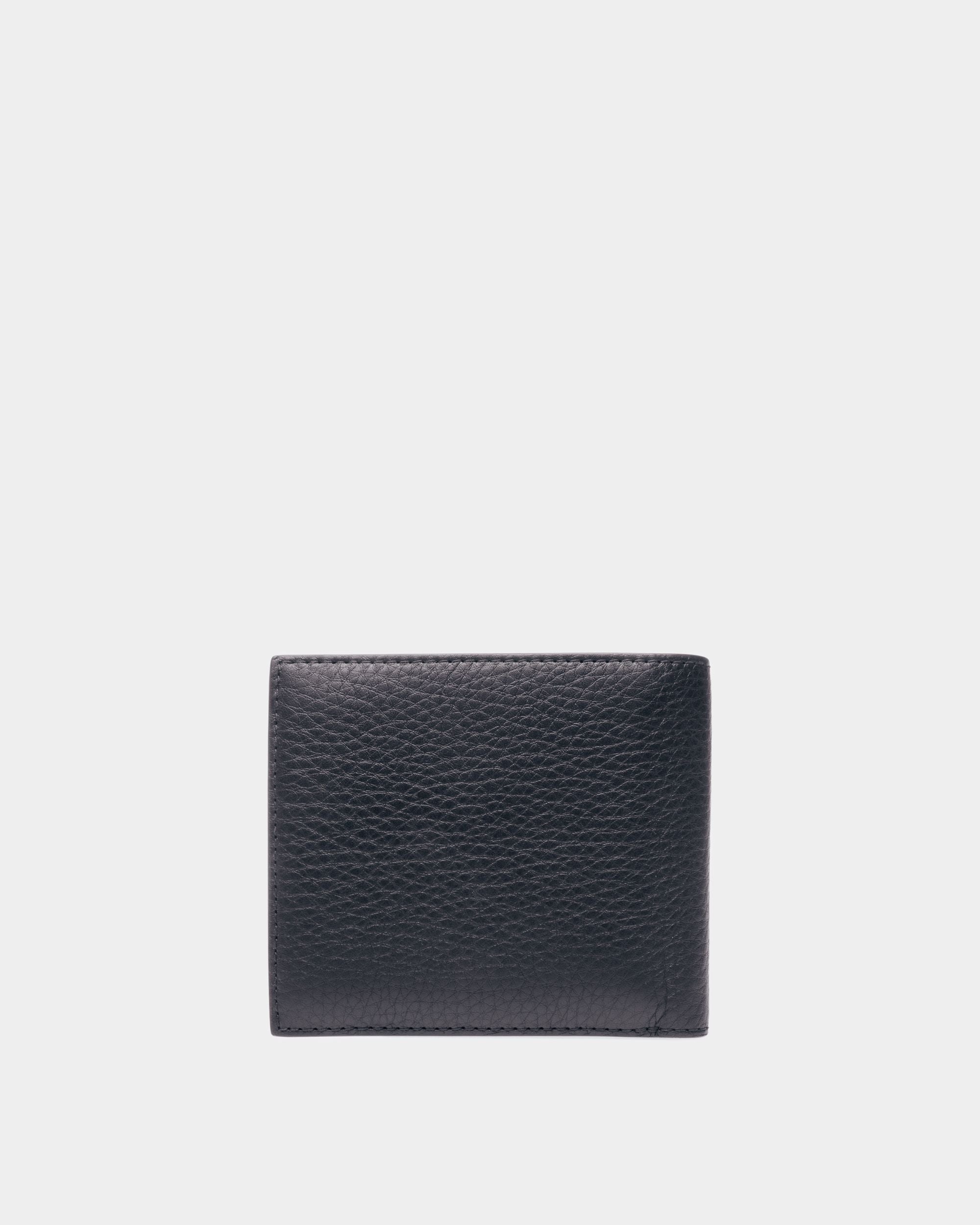 Ribbon ID Coin Wallet In Midnight Leather - Men's - Bally - 02