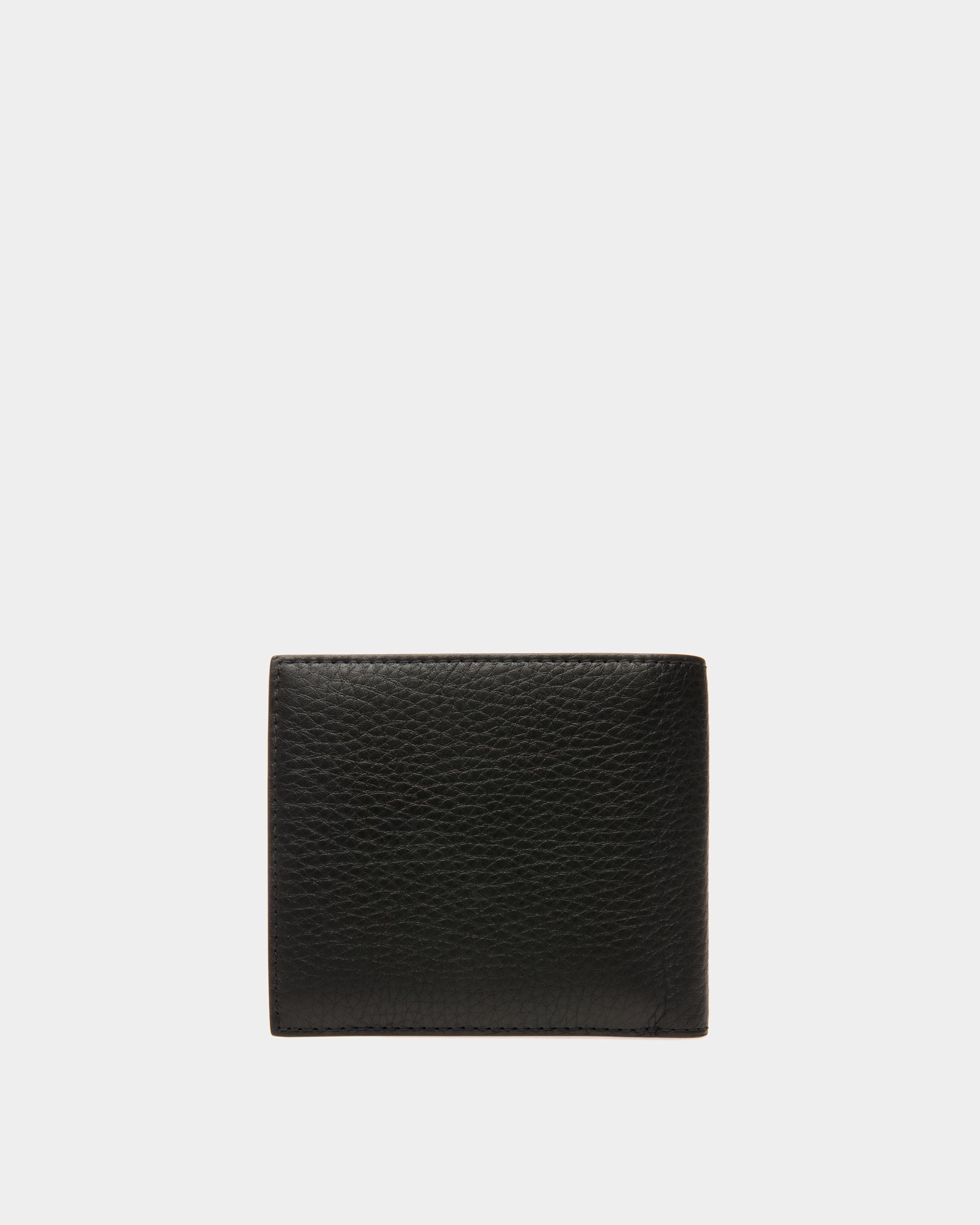 Ribbon ID Coin Wallet In Black Leather - Men's - Bally - 02