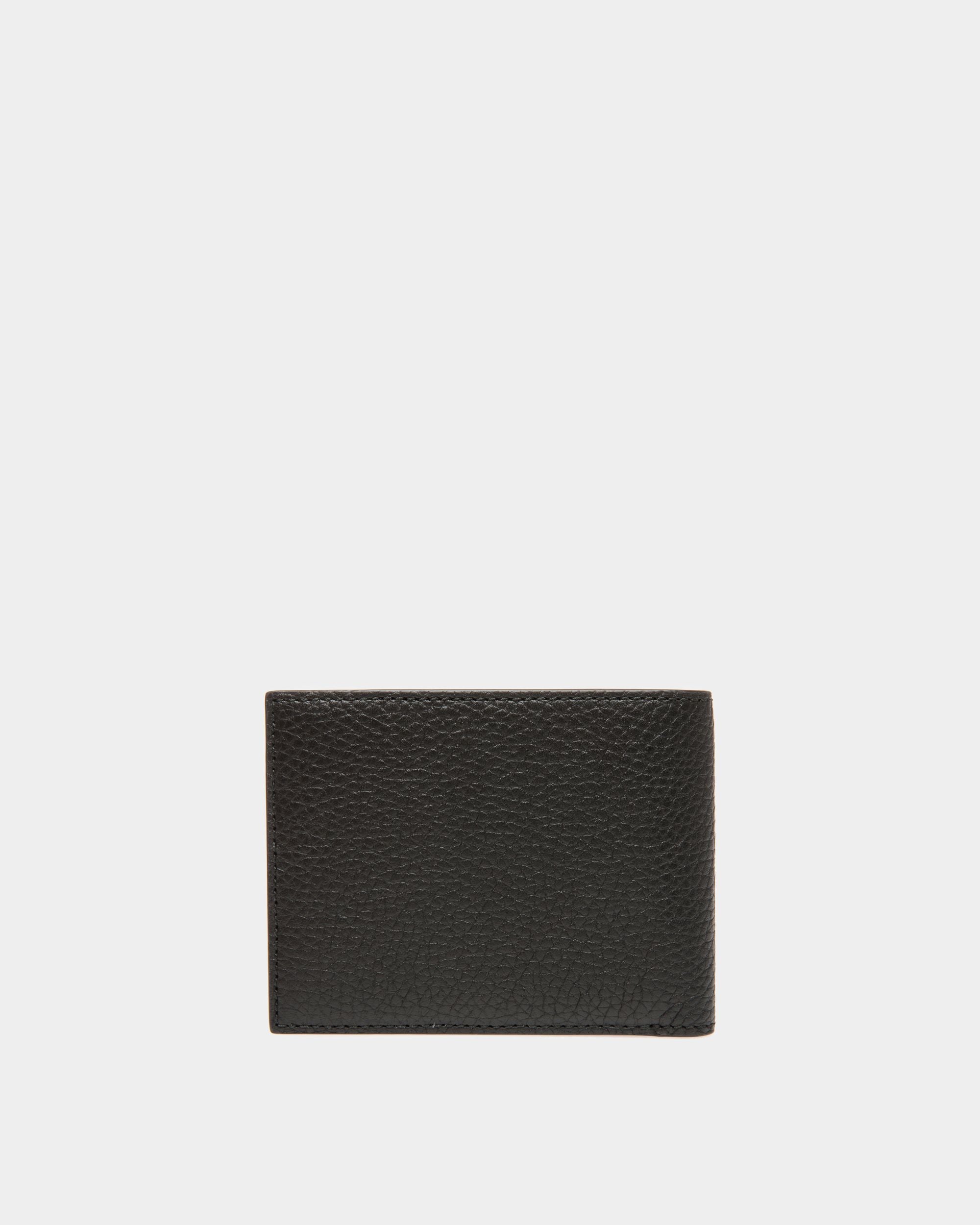 Ribbon Bifold Wallet in Black Leather - Men's - Bally - 02