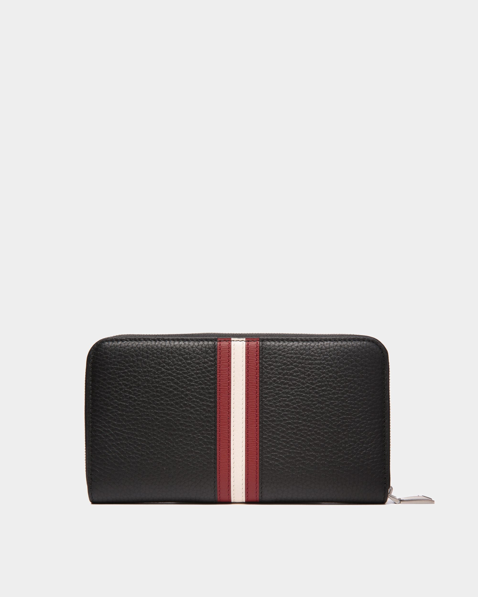 Ribbon Zip Around Wallet in Leather - Men's - Bally - 02