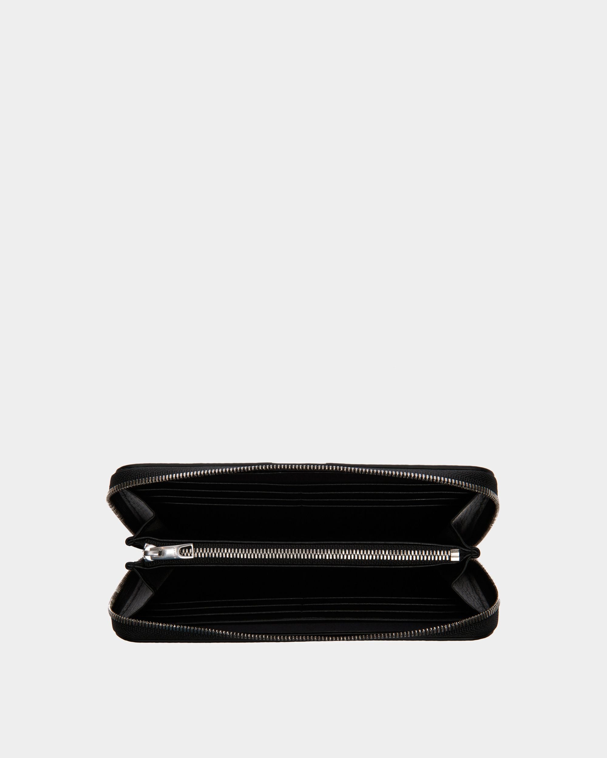 Ribbon Zip Around Wallet in Leather - Men's - Bally - 03