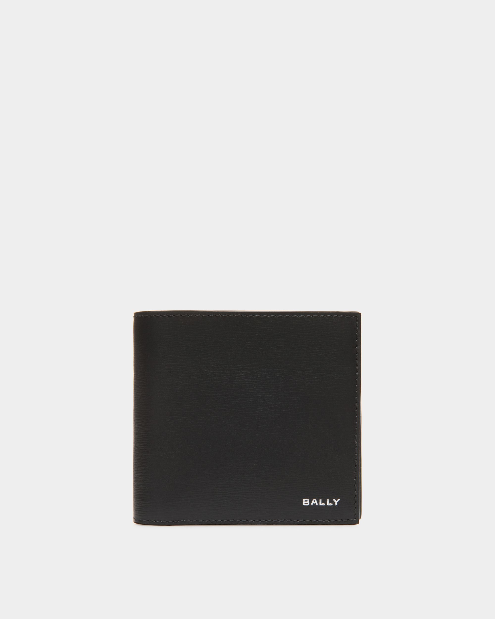Crossing Bifold In Black Leather - Men's - Bally - 01