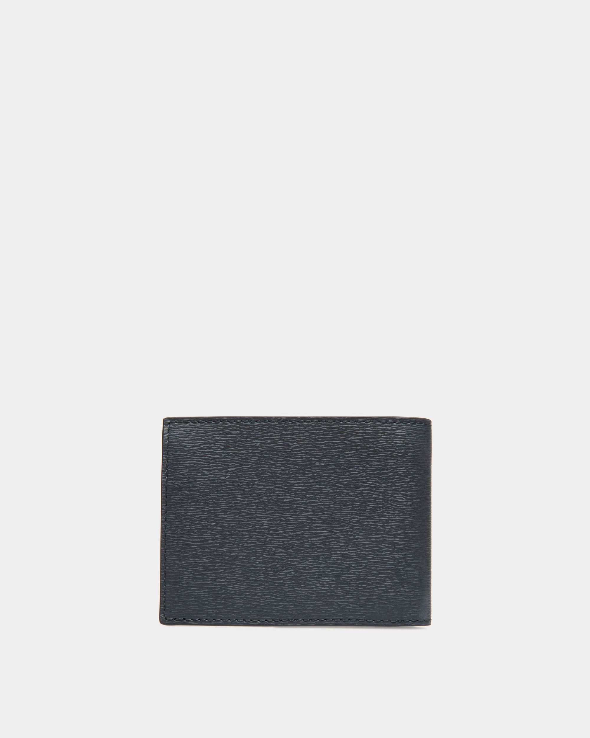 Crossing Bi-Fold Wallet In Midnight Leather - Men's - Bally - 02