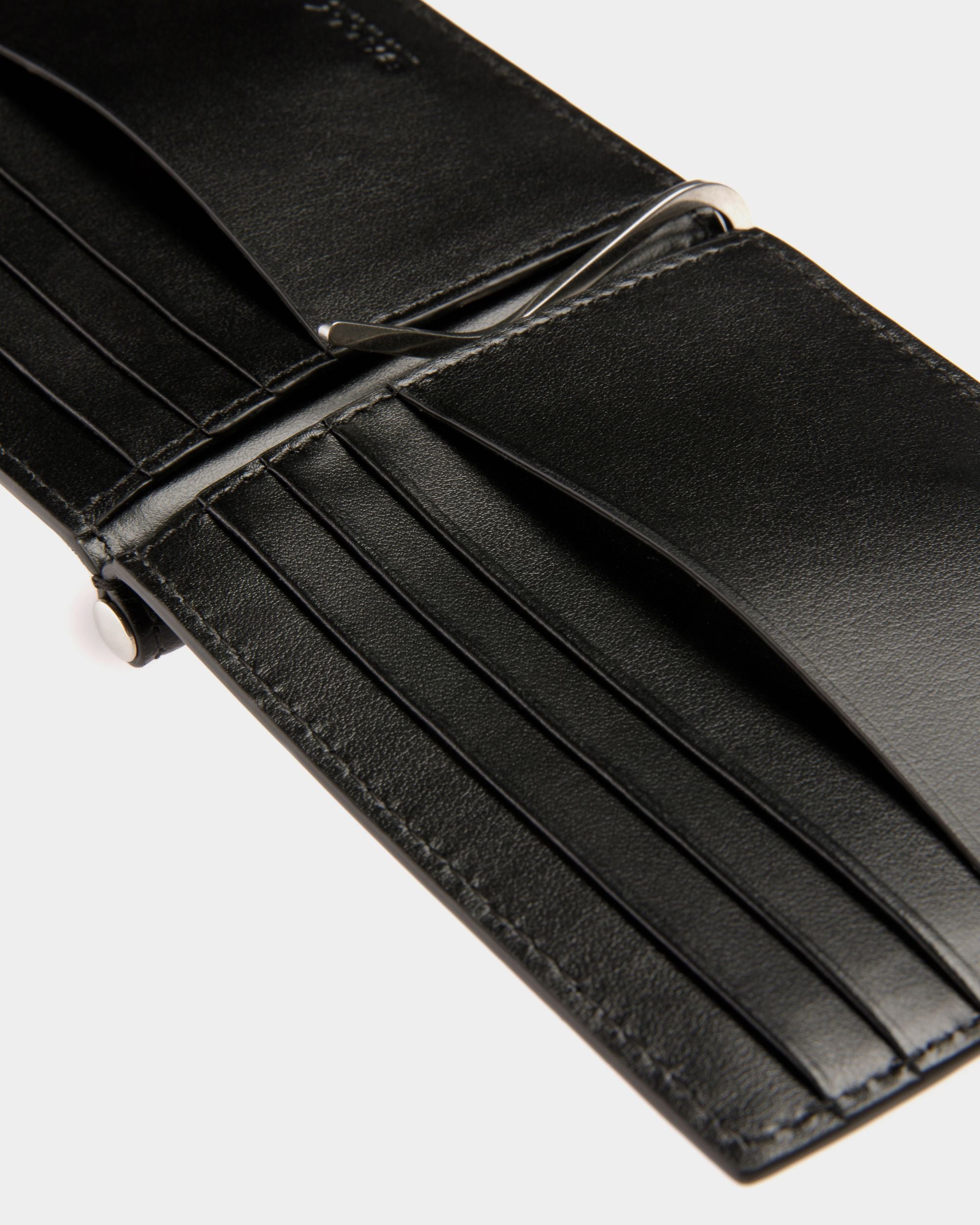 Banque Wallet In Black Leather - Men's - Bally - 04