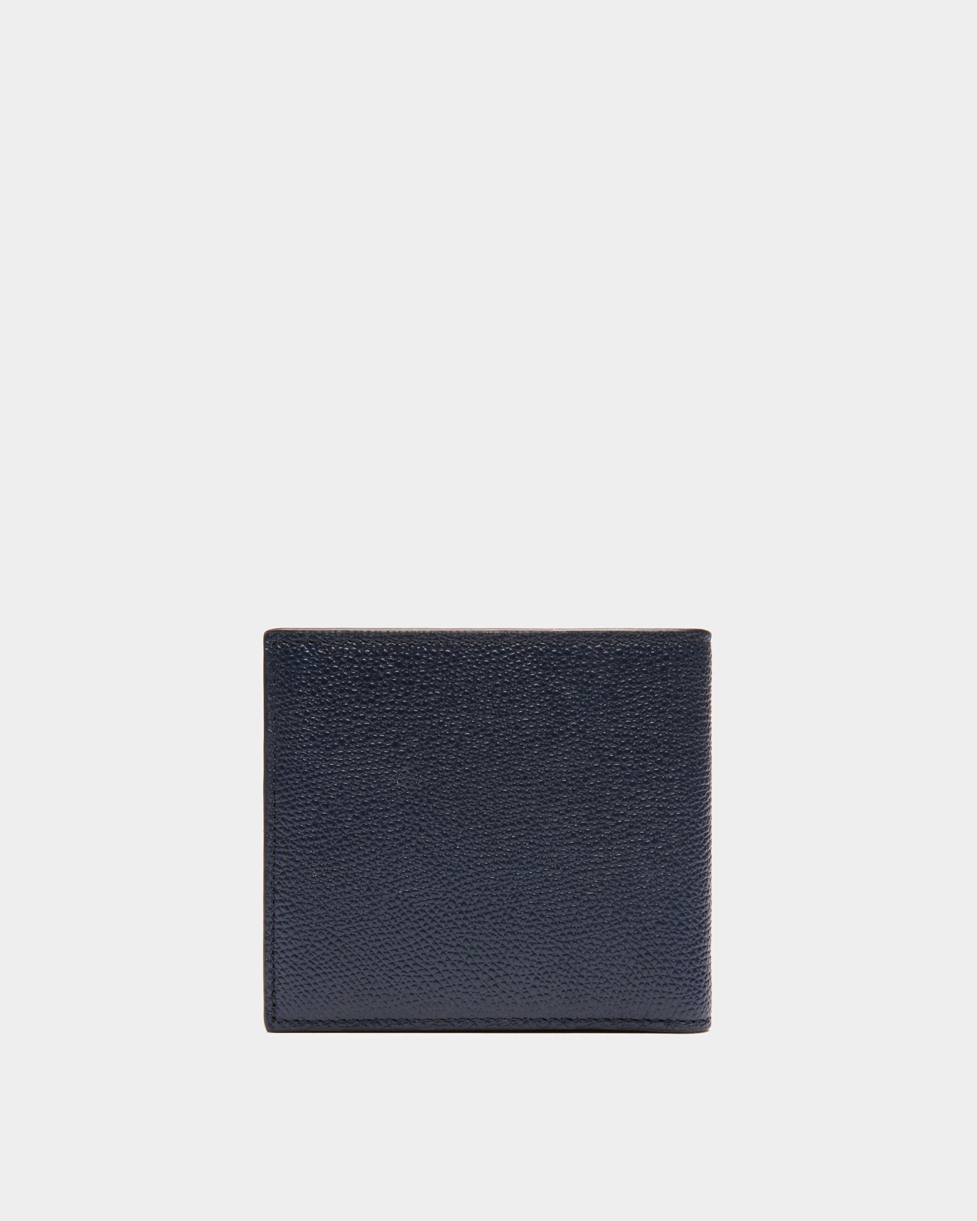 Flag Bifold Wallet in Blue Leather - Men's - Bally - 02