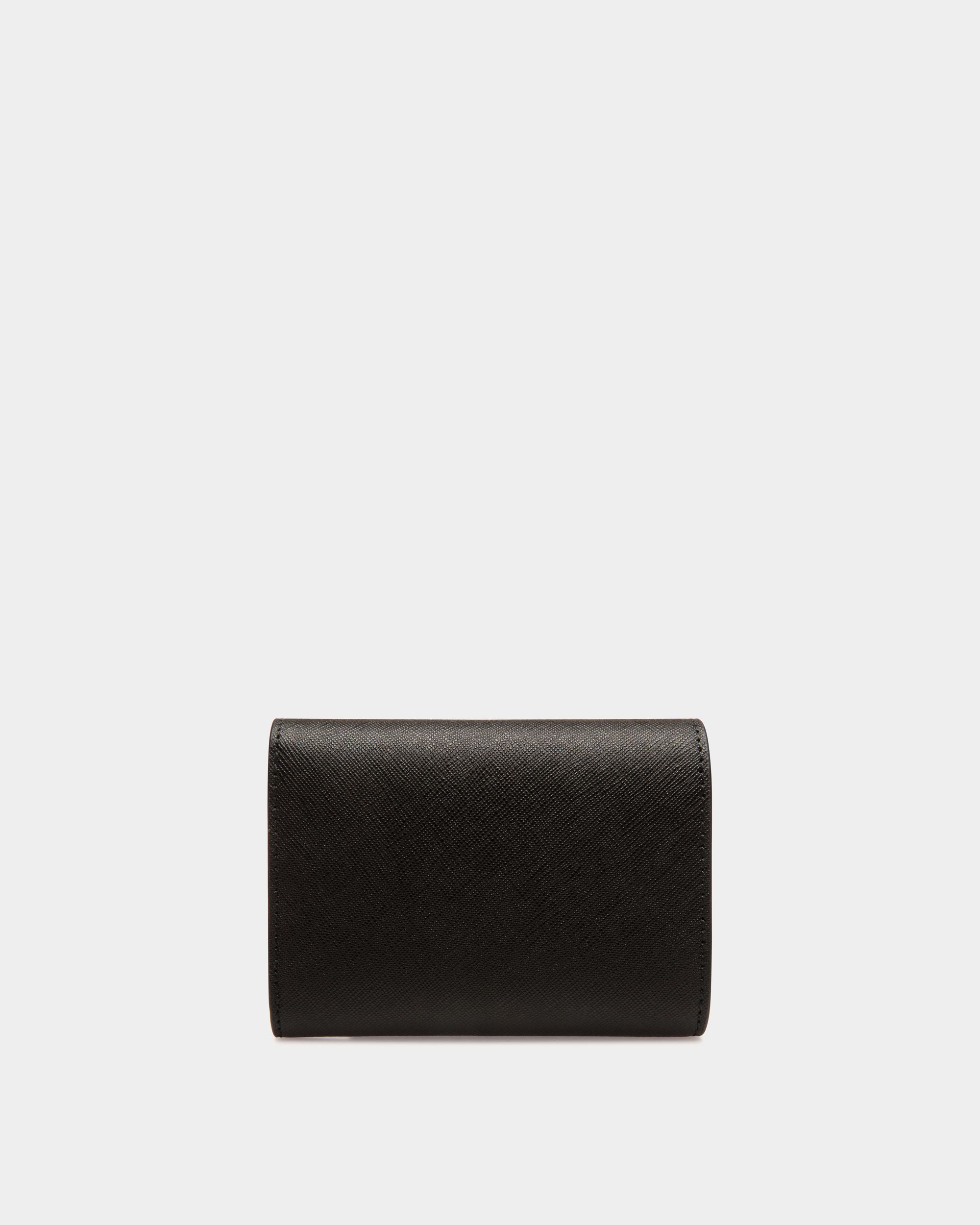 Wallet in Black Embossed Leather - Men's - Bally - 02