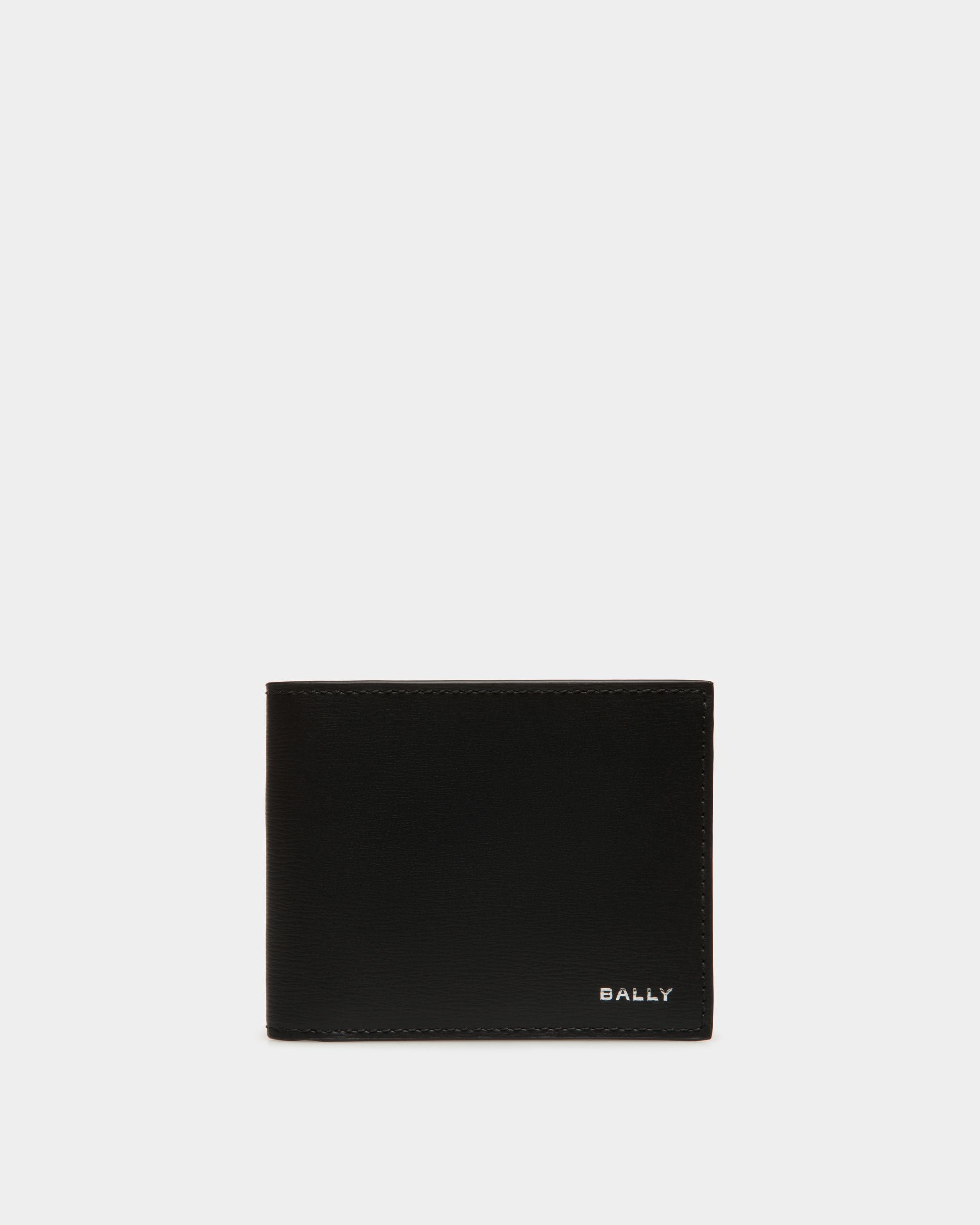 Crossing Bifold In Black Leather - Men's - Bally - 01