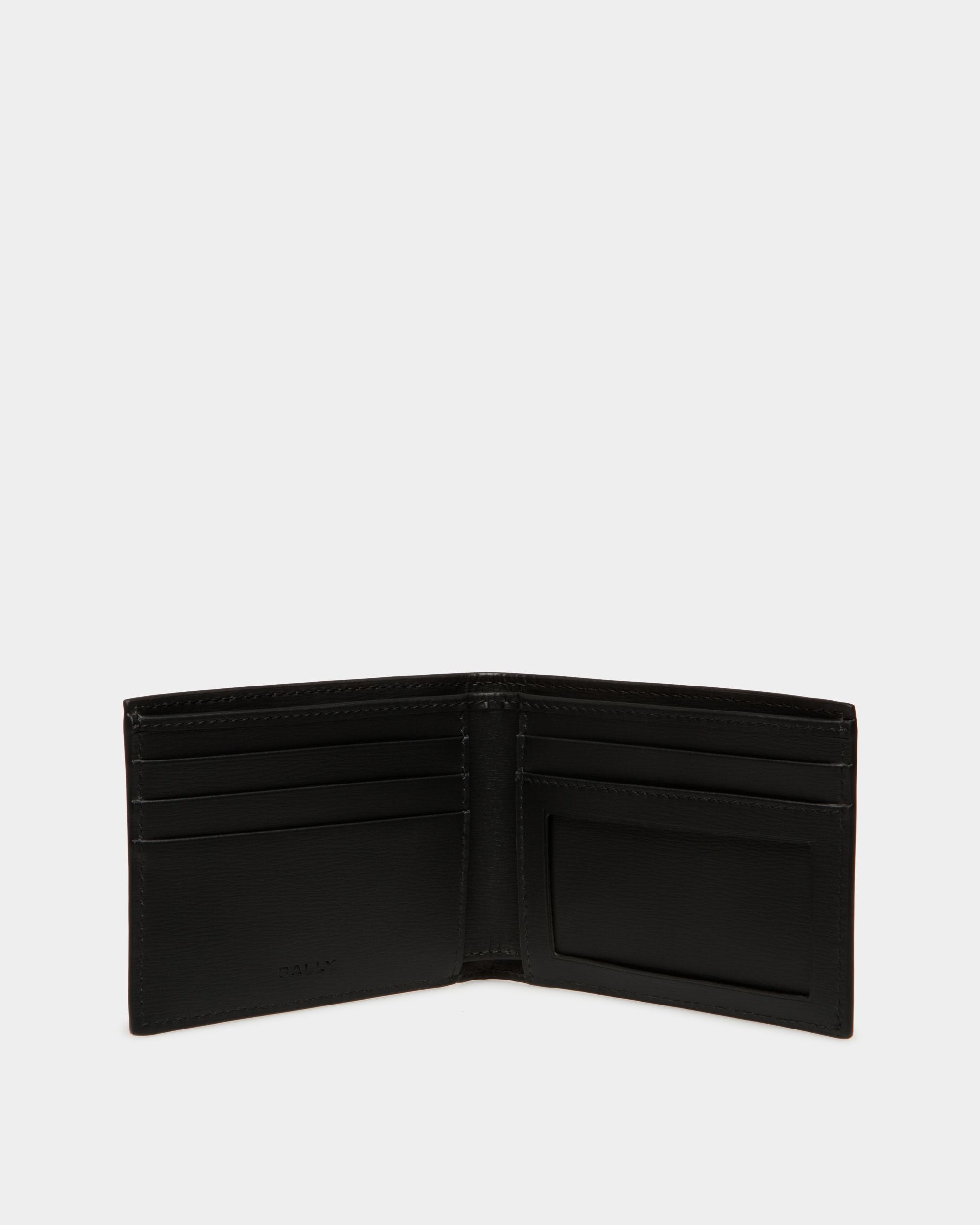 Crossing Bifold In Black Leather - Men's - Bally - 03