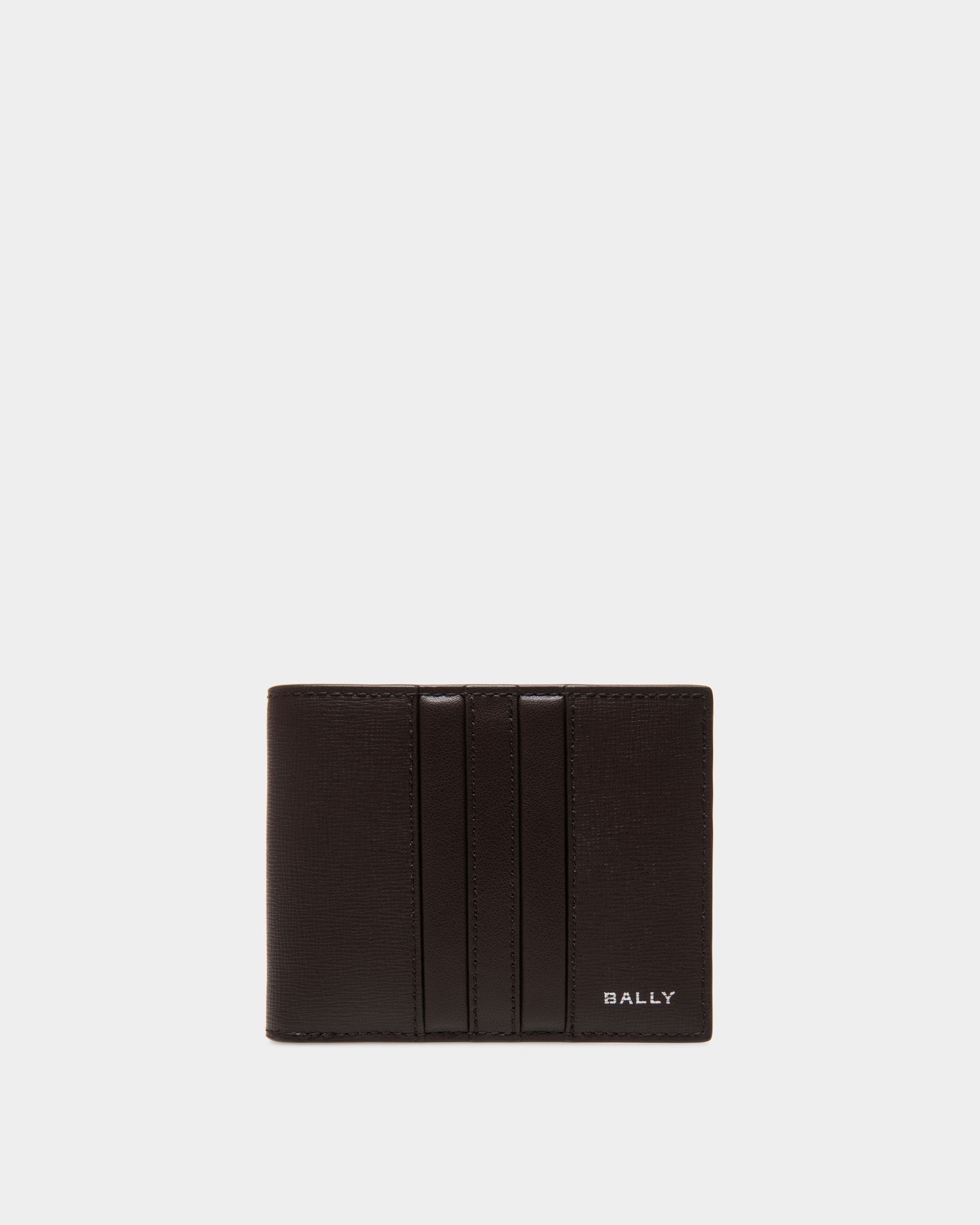 Mythos Bifold Wallet in Ebano Recycled Leather - Men's - Bally - 01