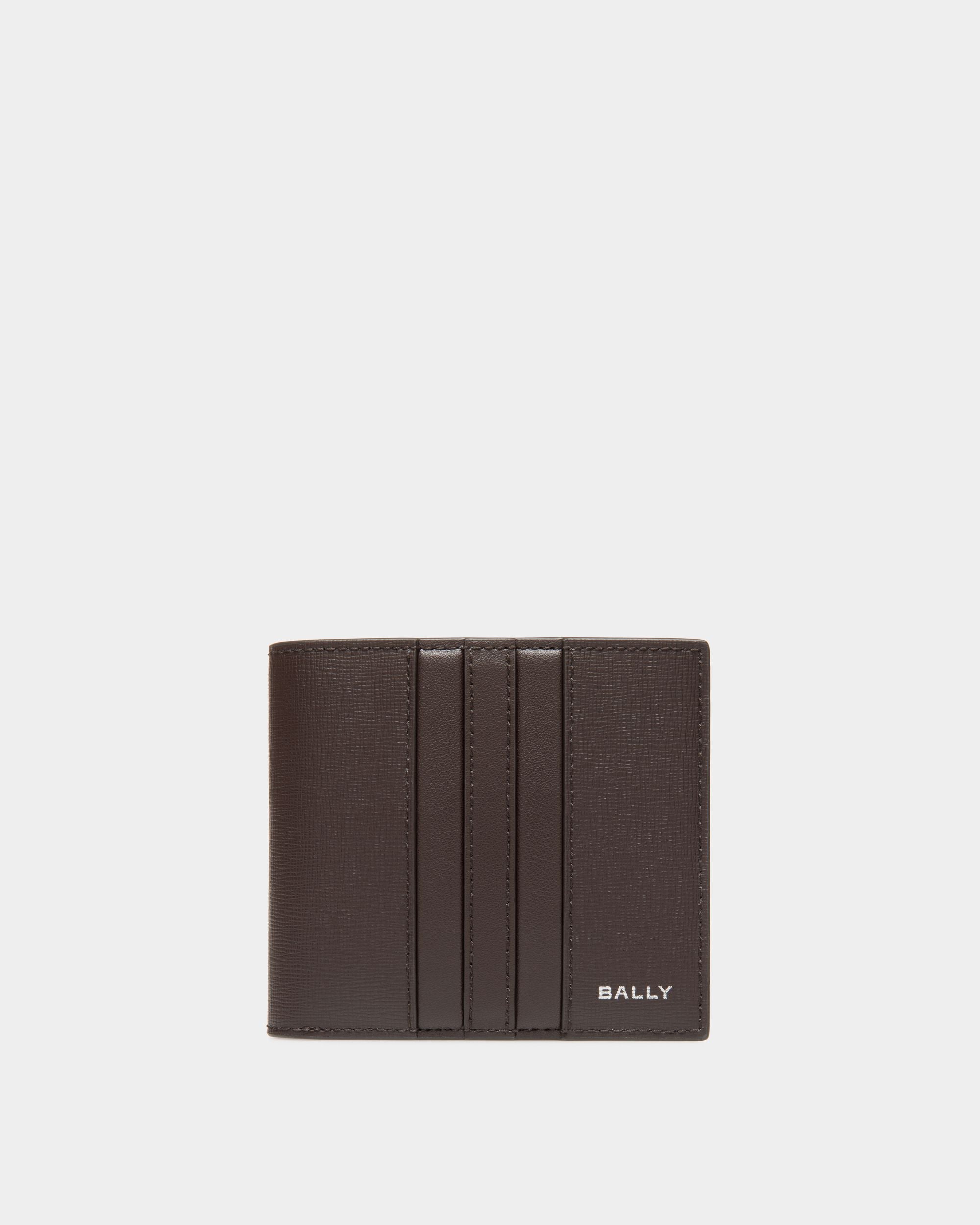 Mythos Bifold in Ebano Recycled Leather - Men's - Bally - 01