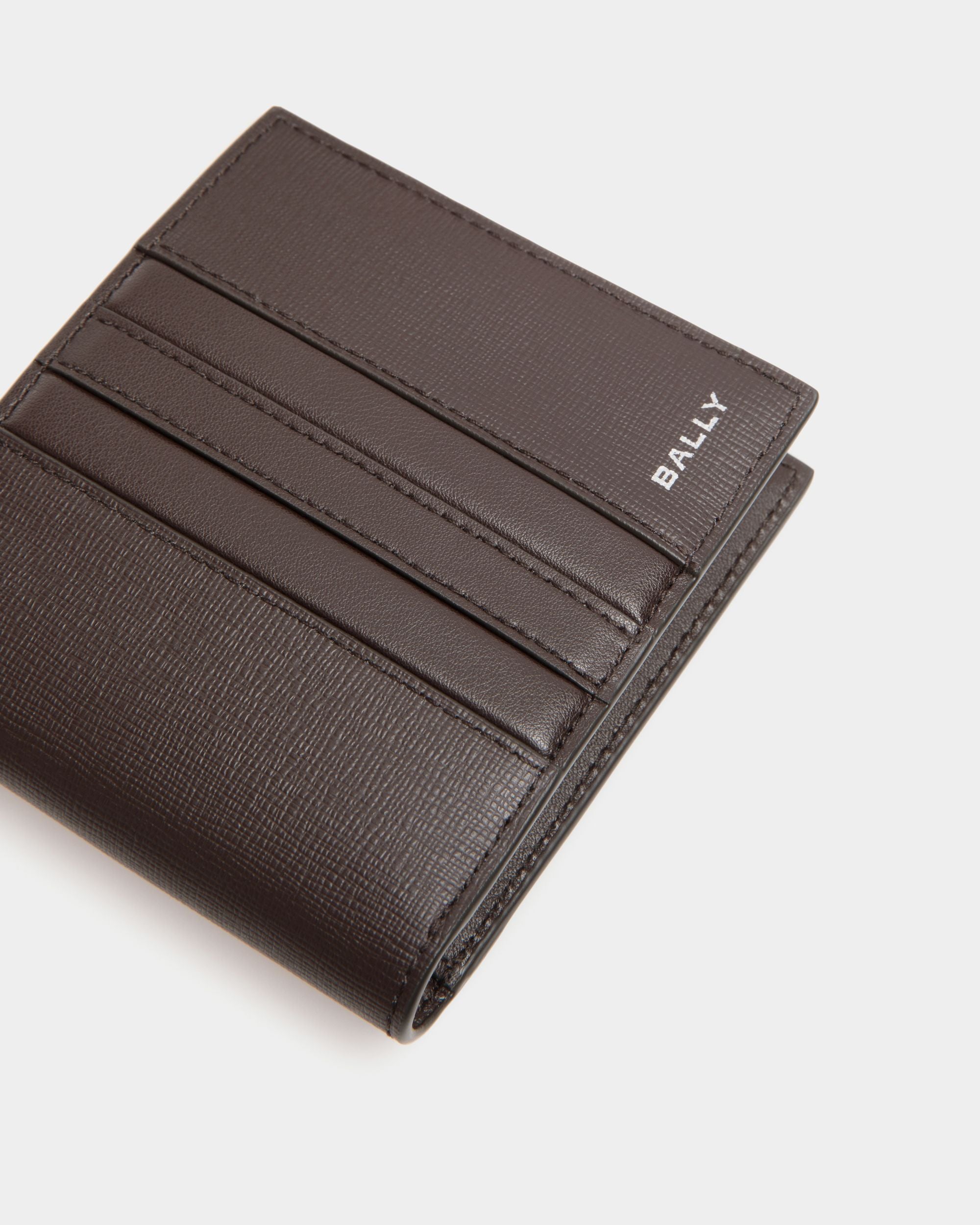 Mythos Bifold in Ebano Recycled Leather - Men's - Bally - 04