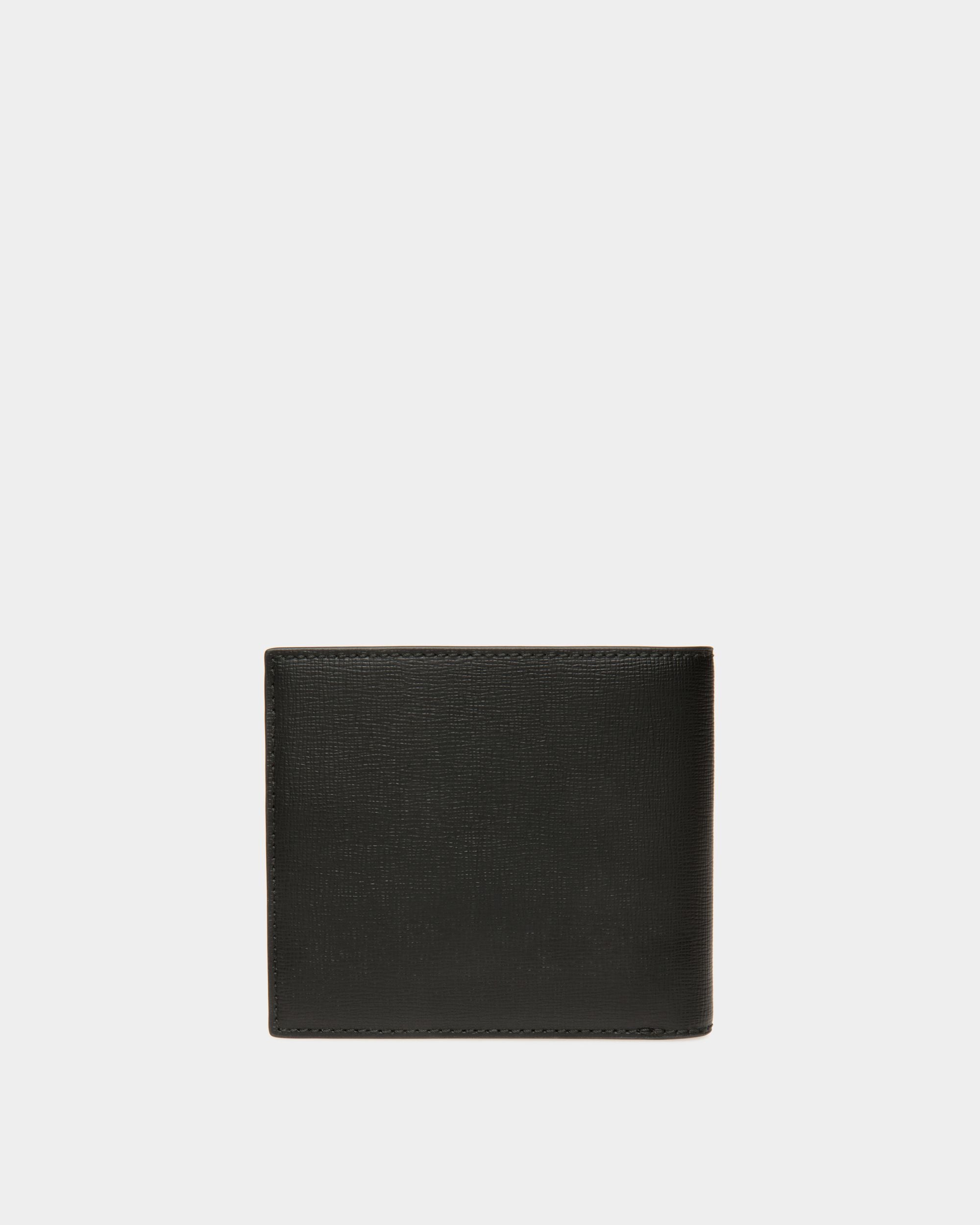 Mythos Bifold in Black Recycled Leather - Men's - Bally - 02