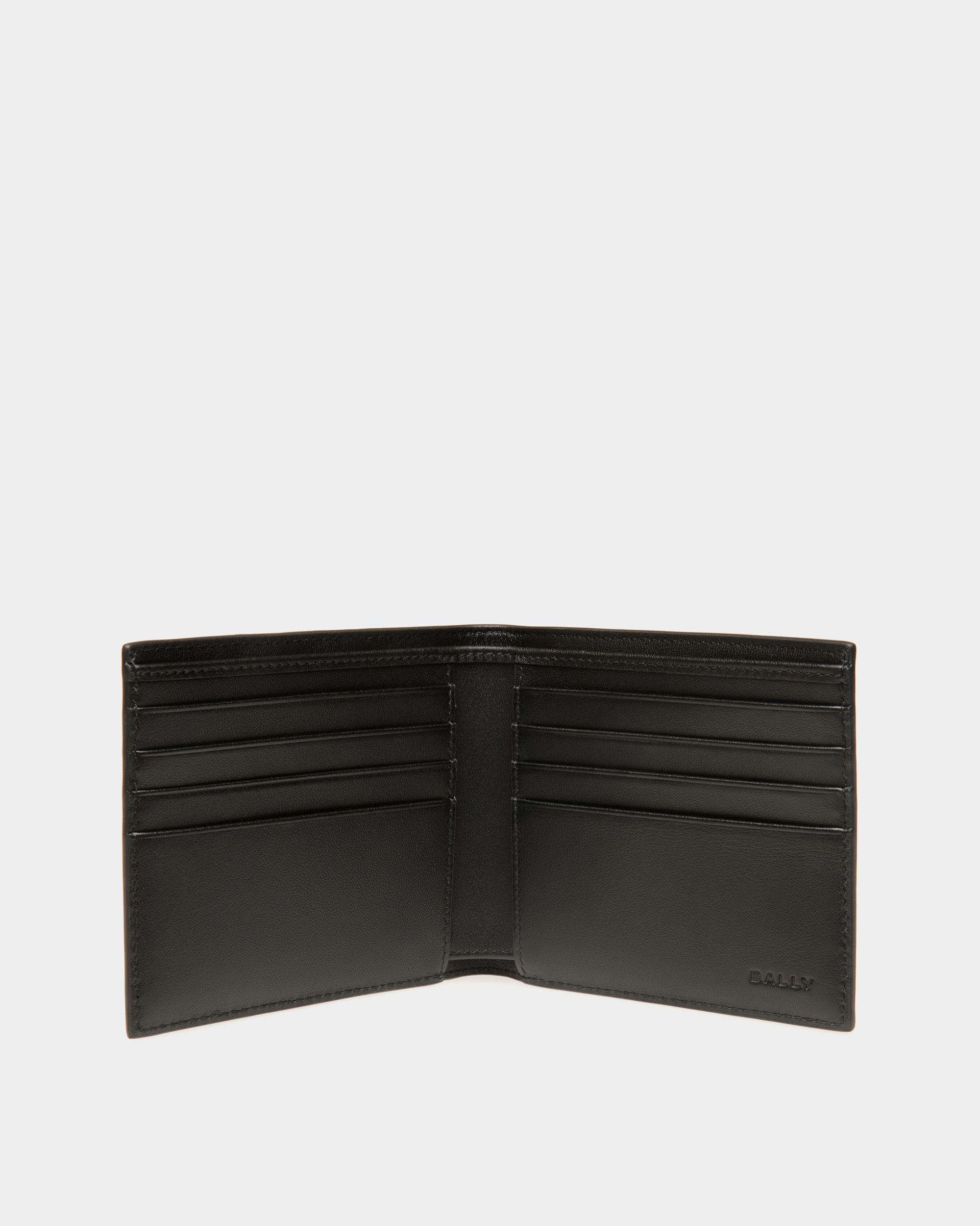 Mythos Bifold in Black Recycled Leather - Men's - Bally - 03