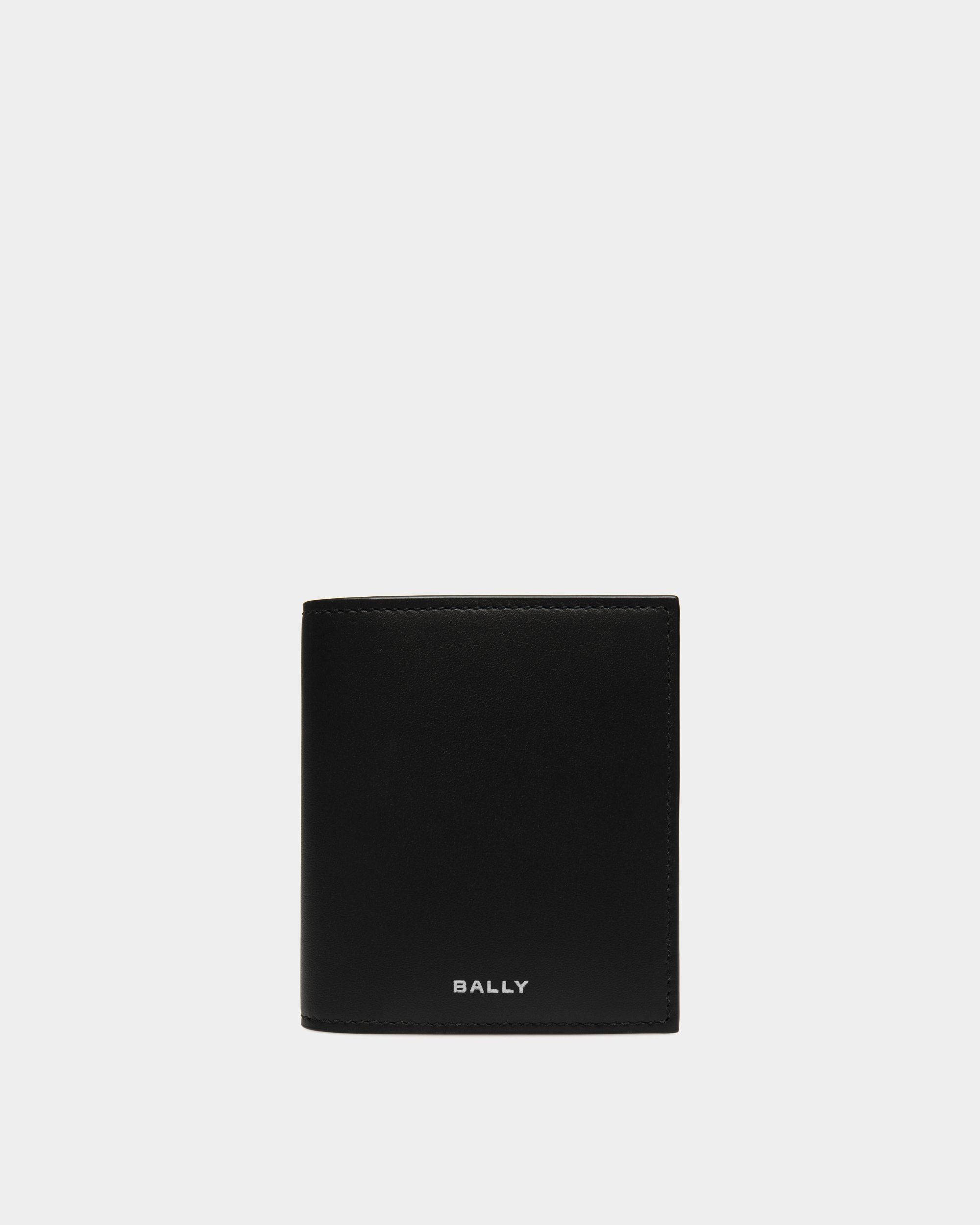 Deco Bifold Wallet in Black Leather - Men's - Bally - 01
