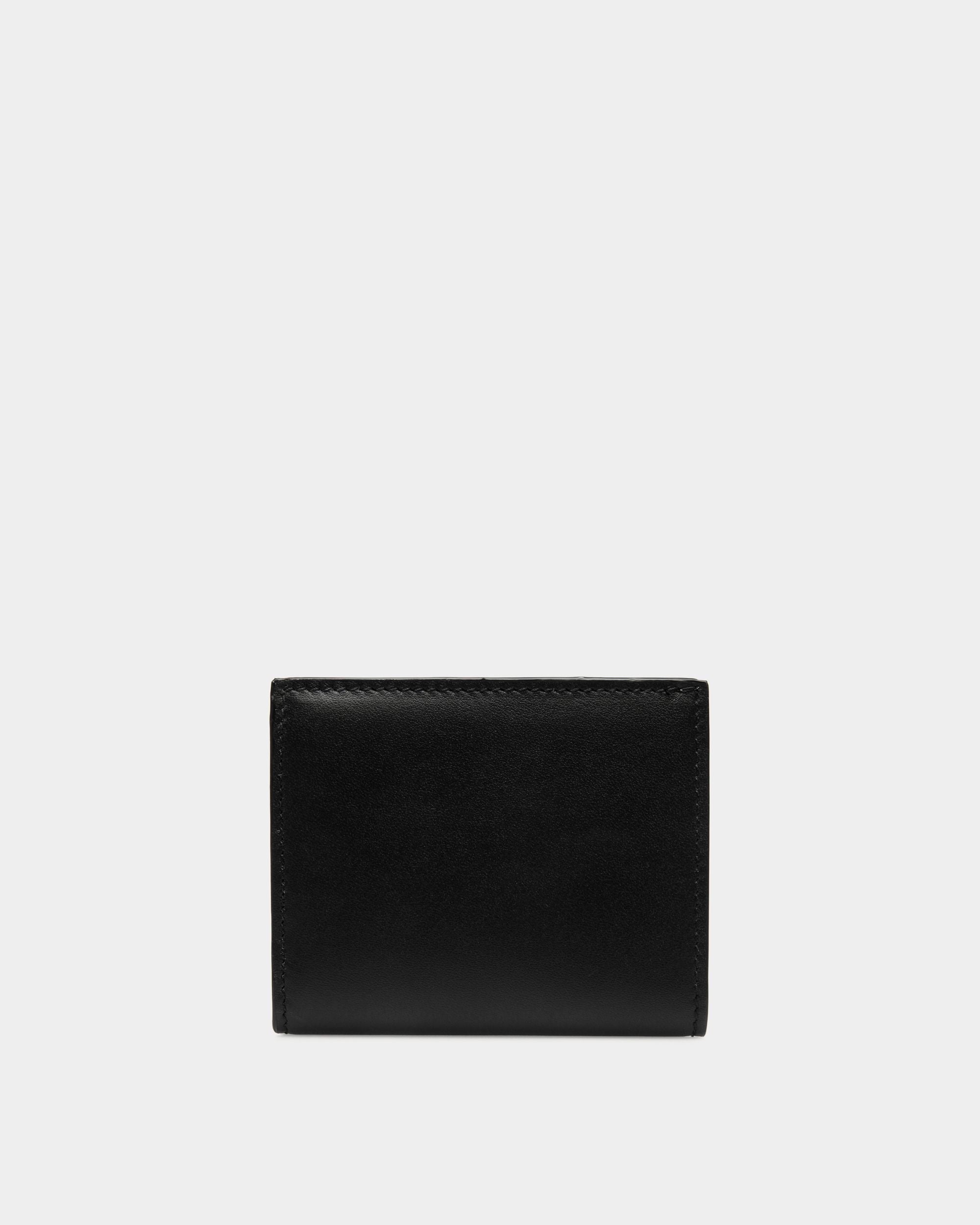 Deco Trifold Wallet in Black Leather - Men's - Bally - 02