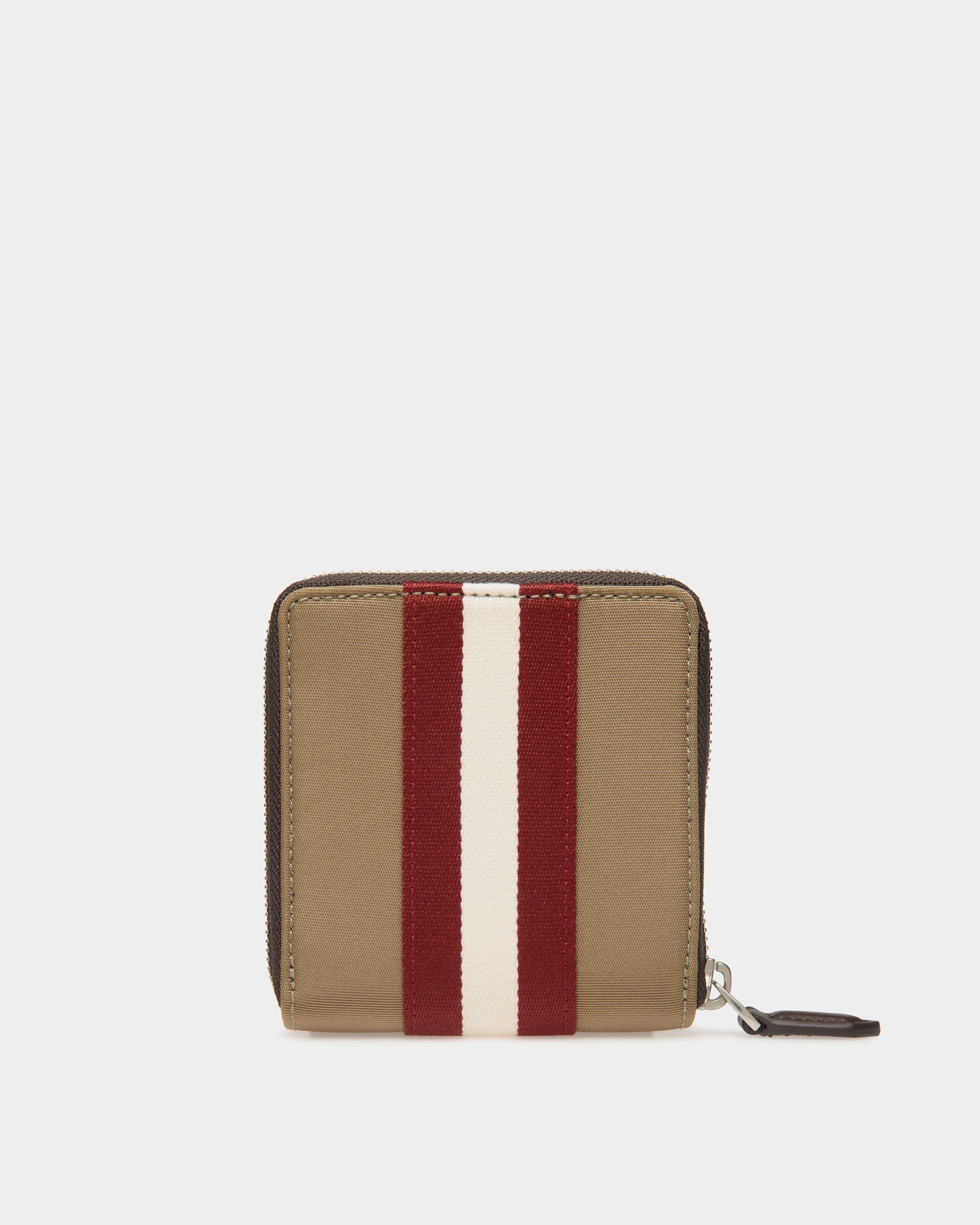 Code Bifold Wallet in Camel Nylon - Men's - Bally - 02