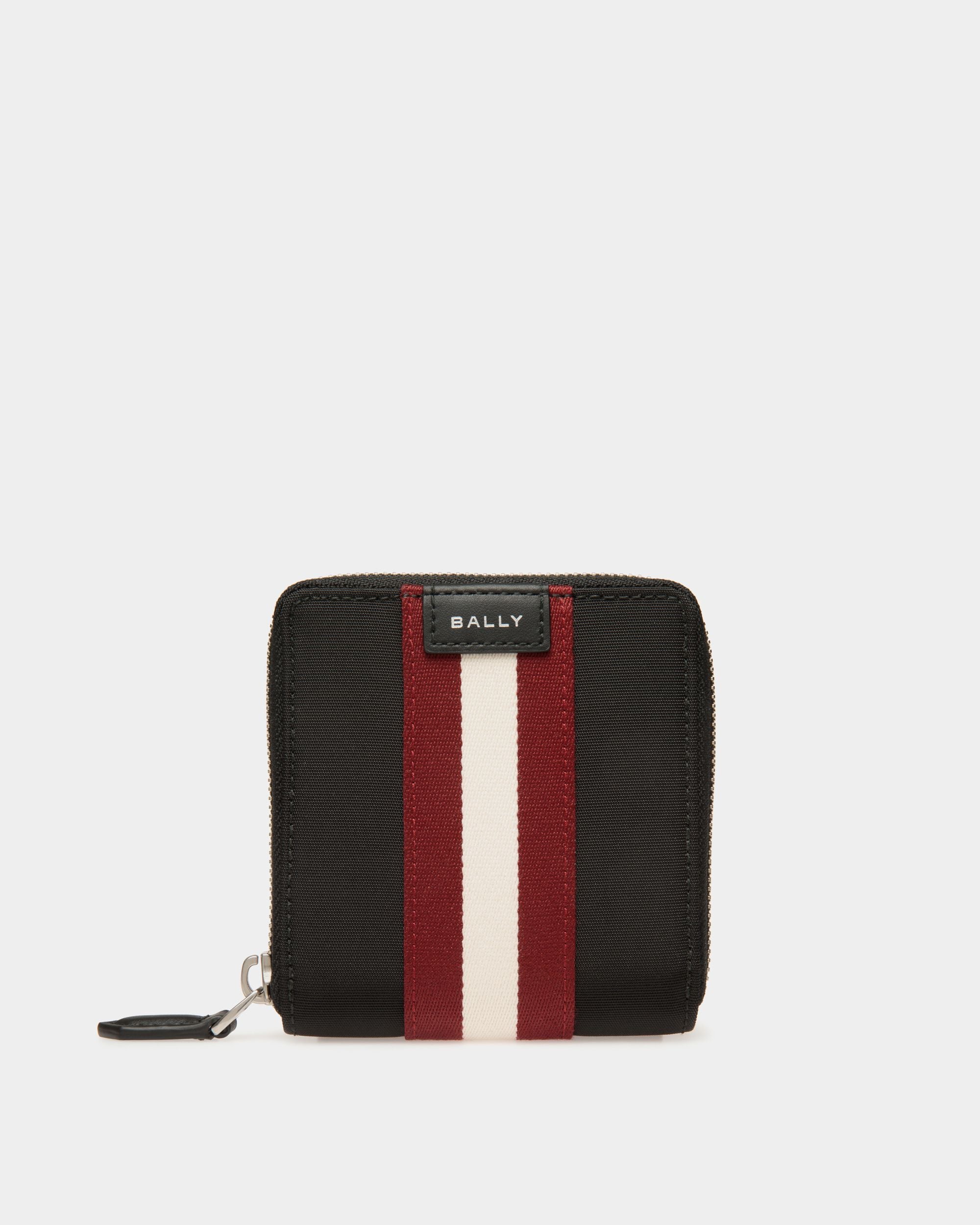 Code Bifold Wallet in Black Nylon - Men's - Bally - 01