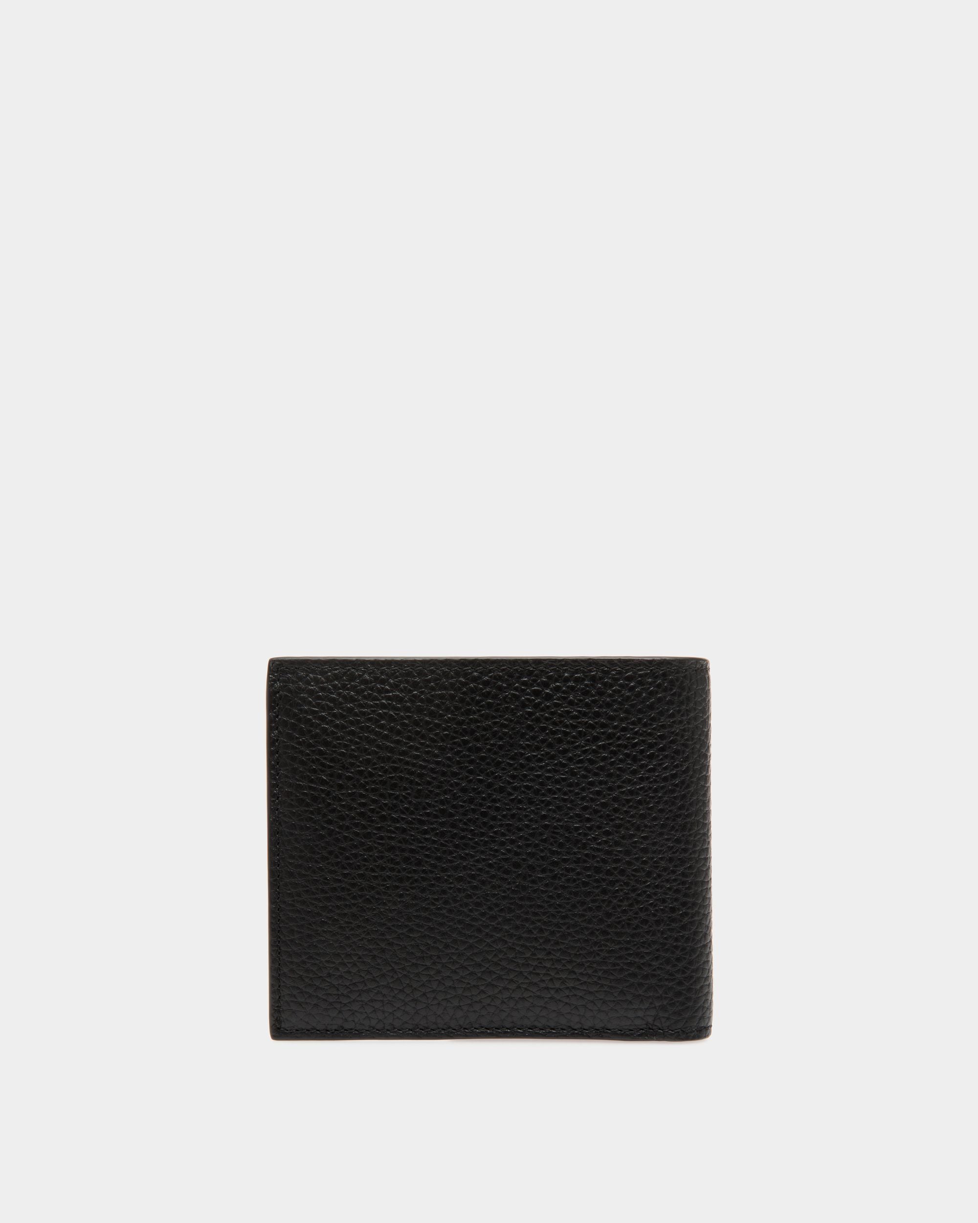 Oeden Bifold Wallet in Black Leather - Men's - Bally - 02