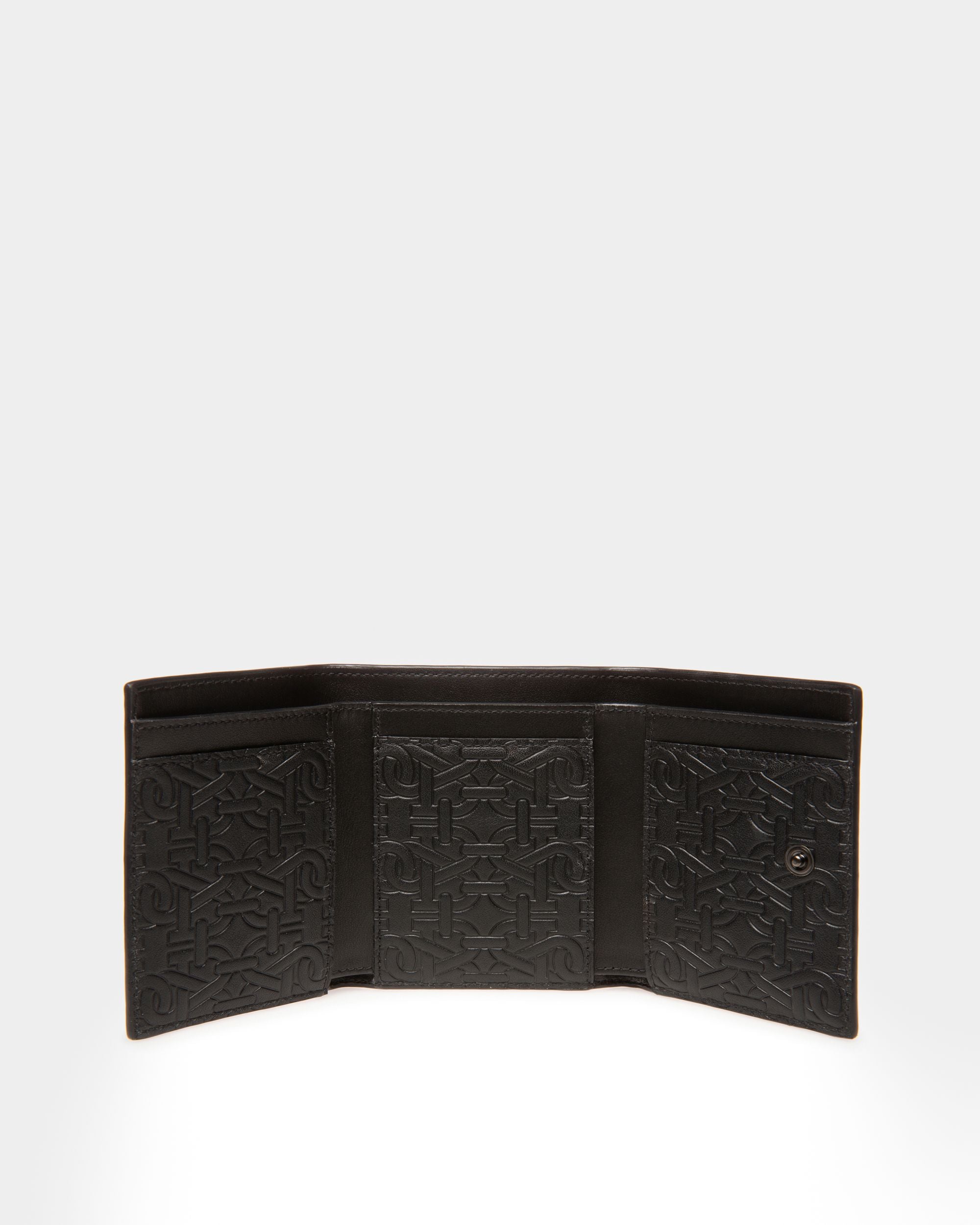 Beeth Leather Wallet In Black - Men's - Bally - 02