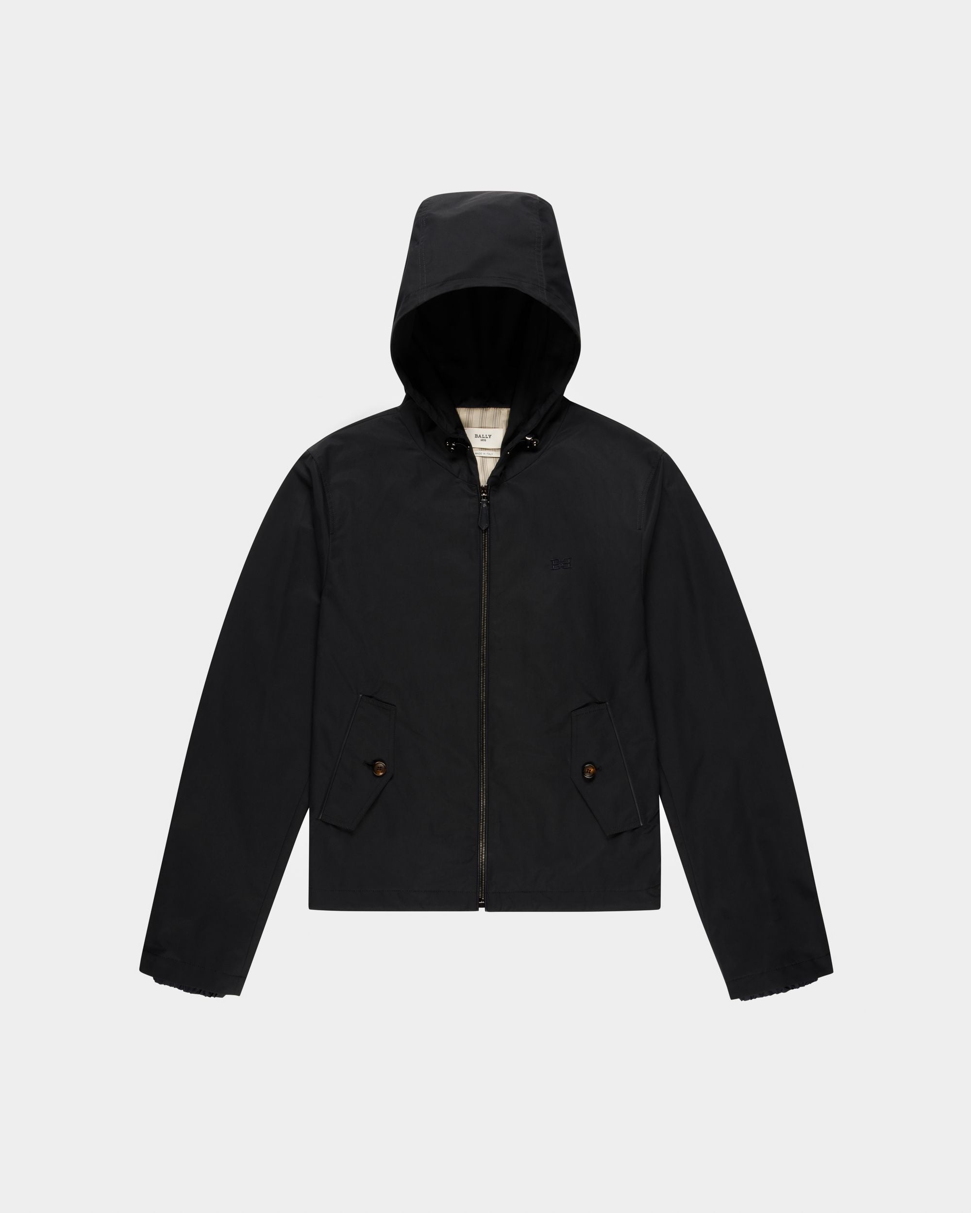 Cotton Techno Jacket In Navy - Men's - Bally - 01