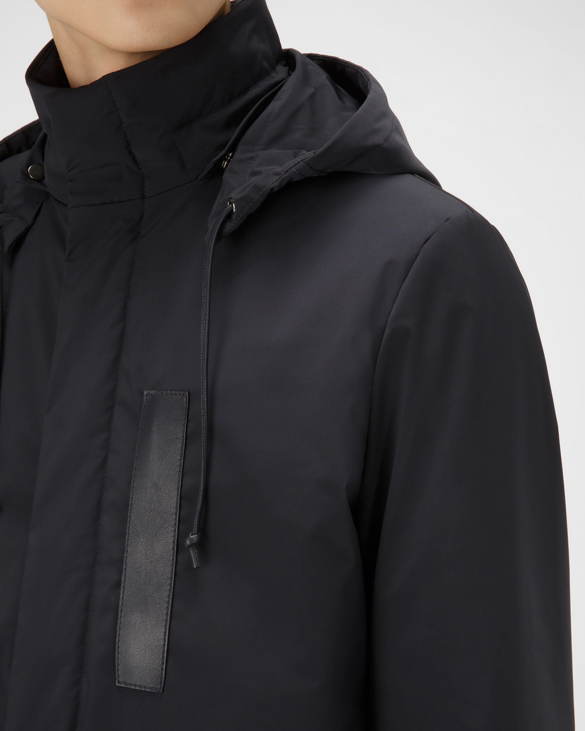 Polyester Coat In Navy - Men's - Bally - 02