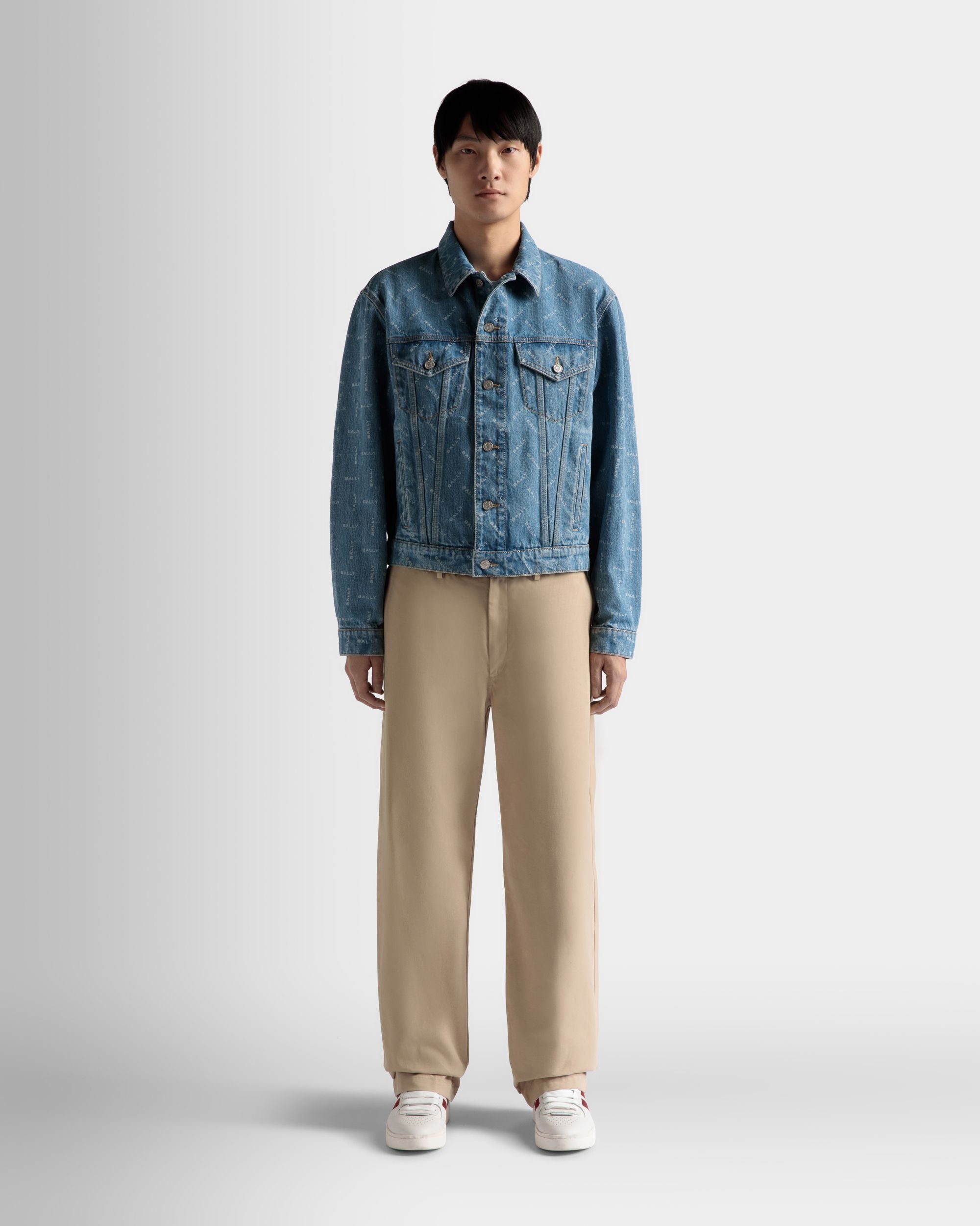 Denim Jacket In Light Blue Cotton - Men's - Bally - 02