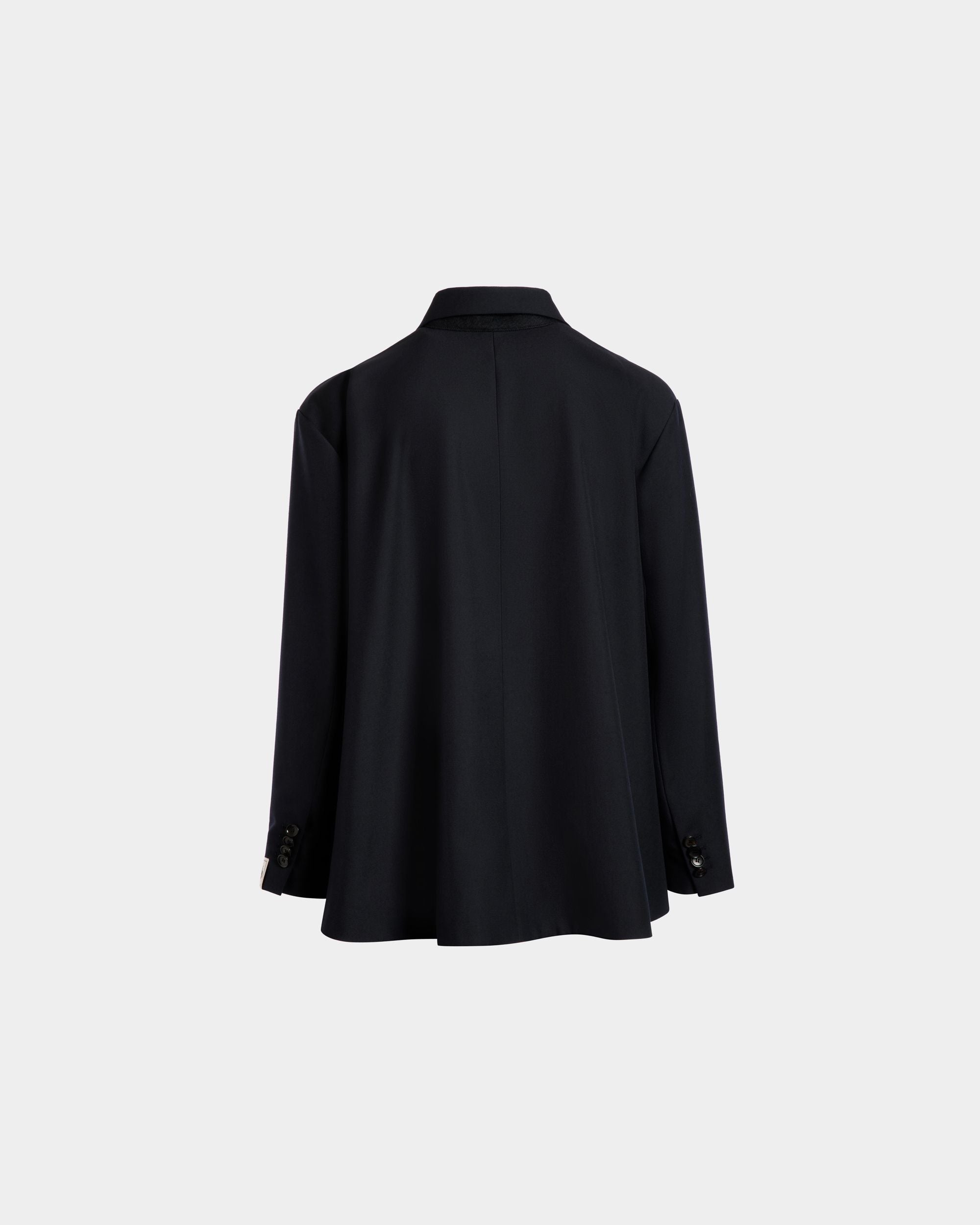 Blazer In Navy Blue Wool Blend - Men's - Bally - 07