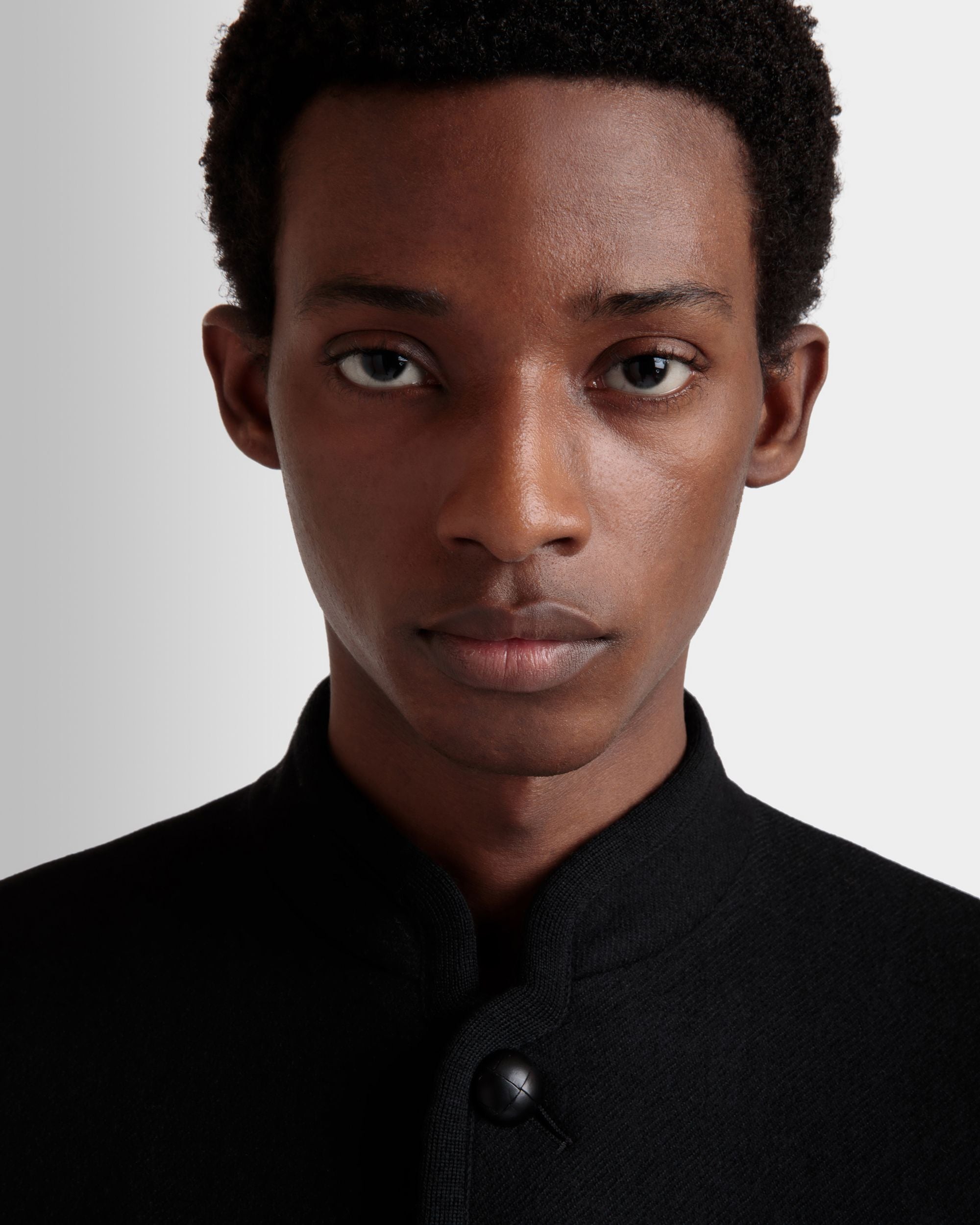 Winter Capsule Blazer in a Black Wool Blend - Men's - Bally - 03