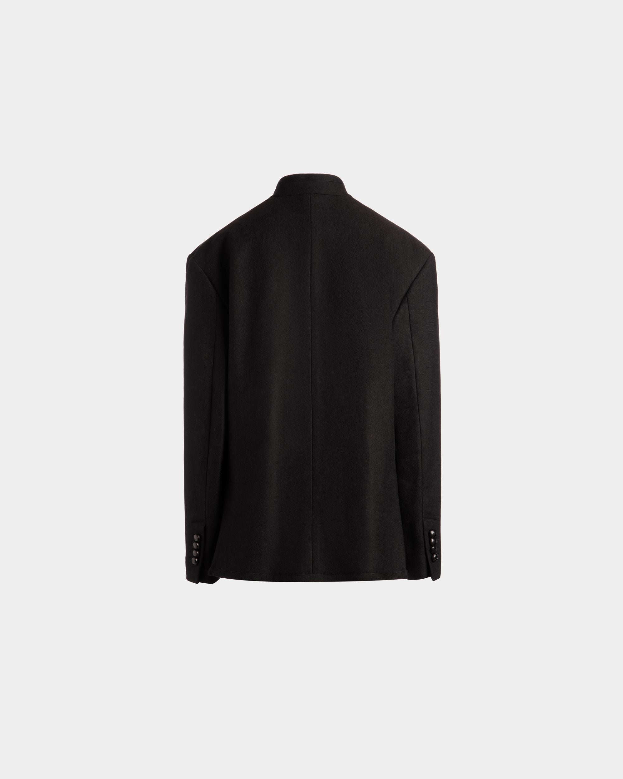 Winter Capsule Blazer in a Black Wool Blend - Men's - Bally - 07