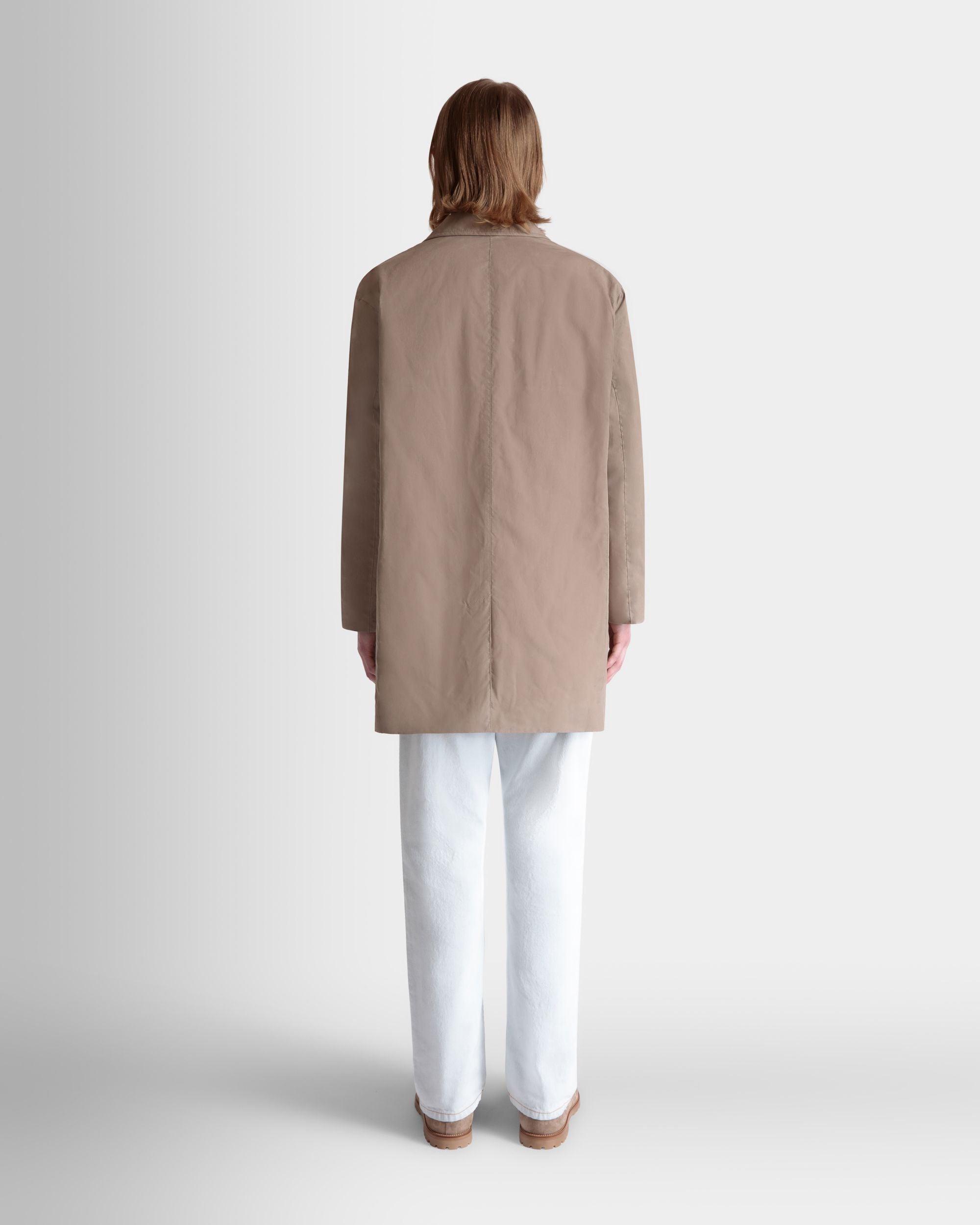 Car Coat in Beige Cotton - Men's - Bally - 06