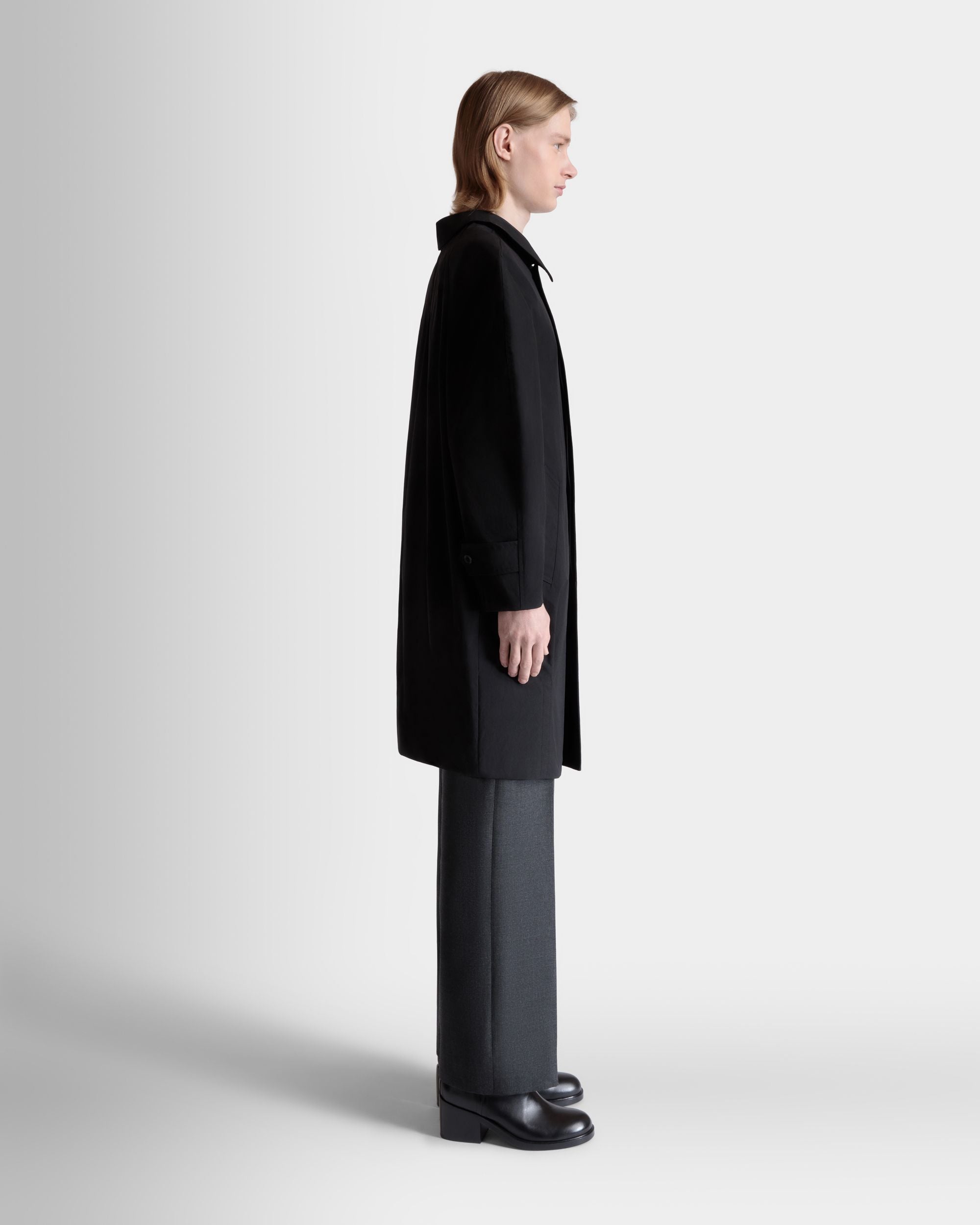 Coat in Black Polyester - Men's - Bally - 05