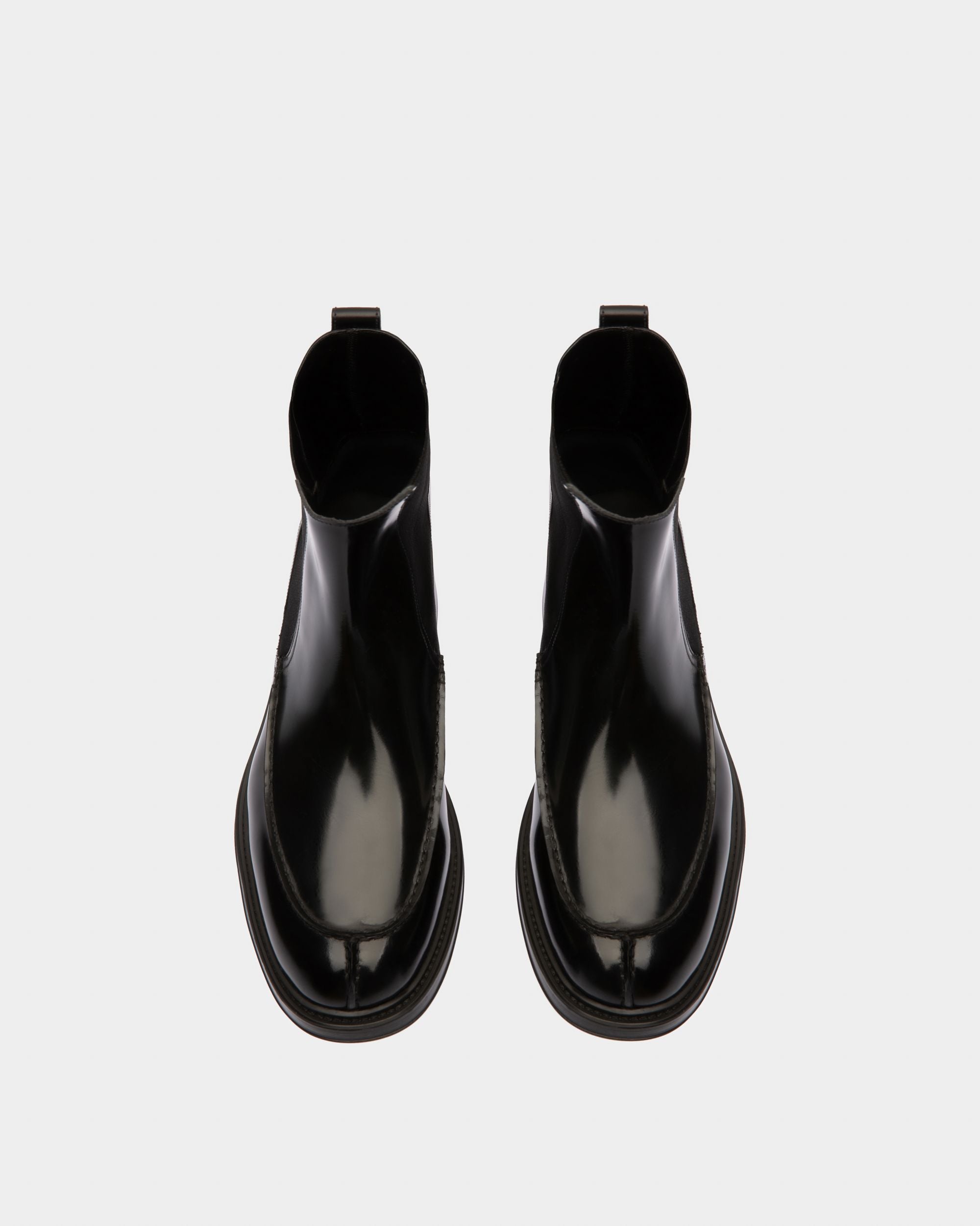 Nidro Leather Boots In Black - Men's - Bally - 04