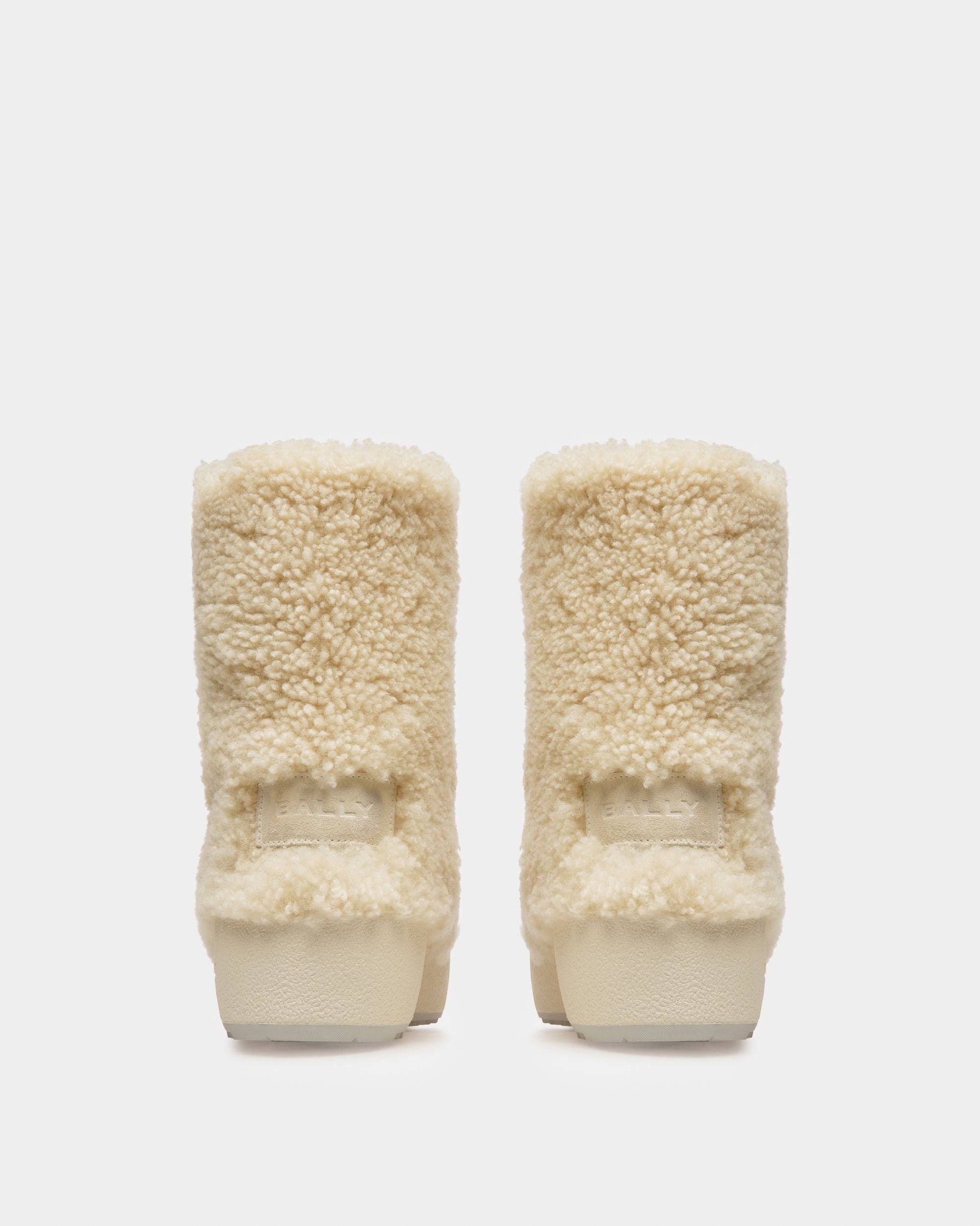 Curling Collection Boot in Natural Shearling - Men's - Bally - 03