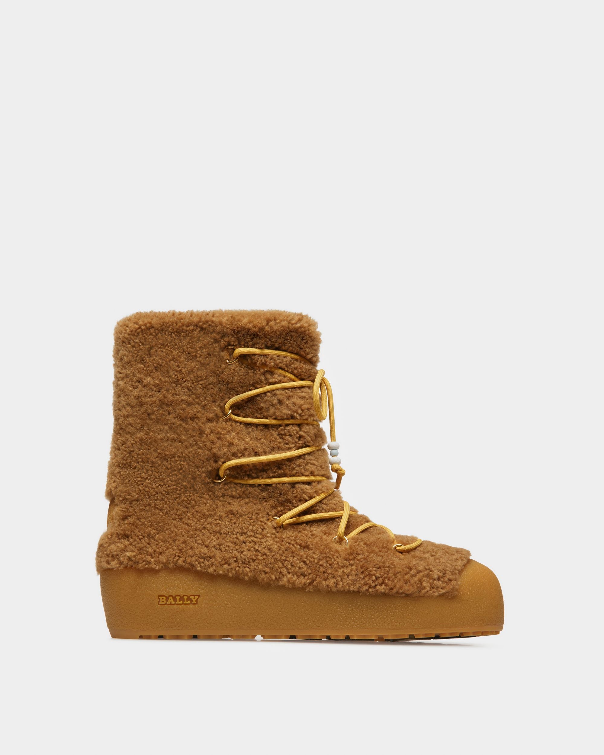 Corviglia Leather Snow Boots In Camel - Men's - Bally - 01