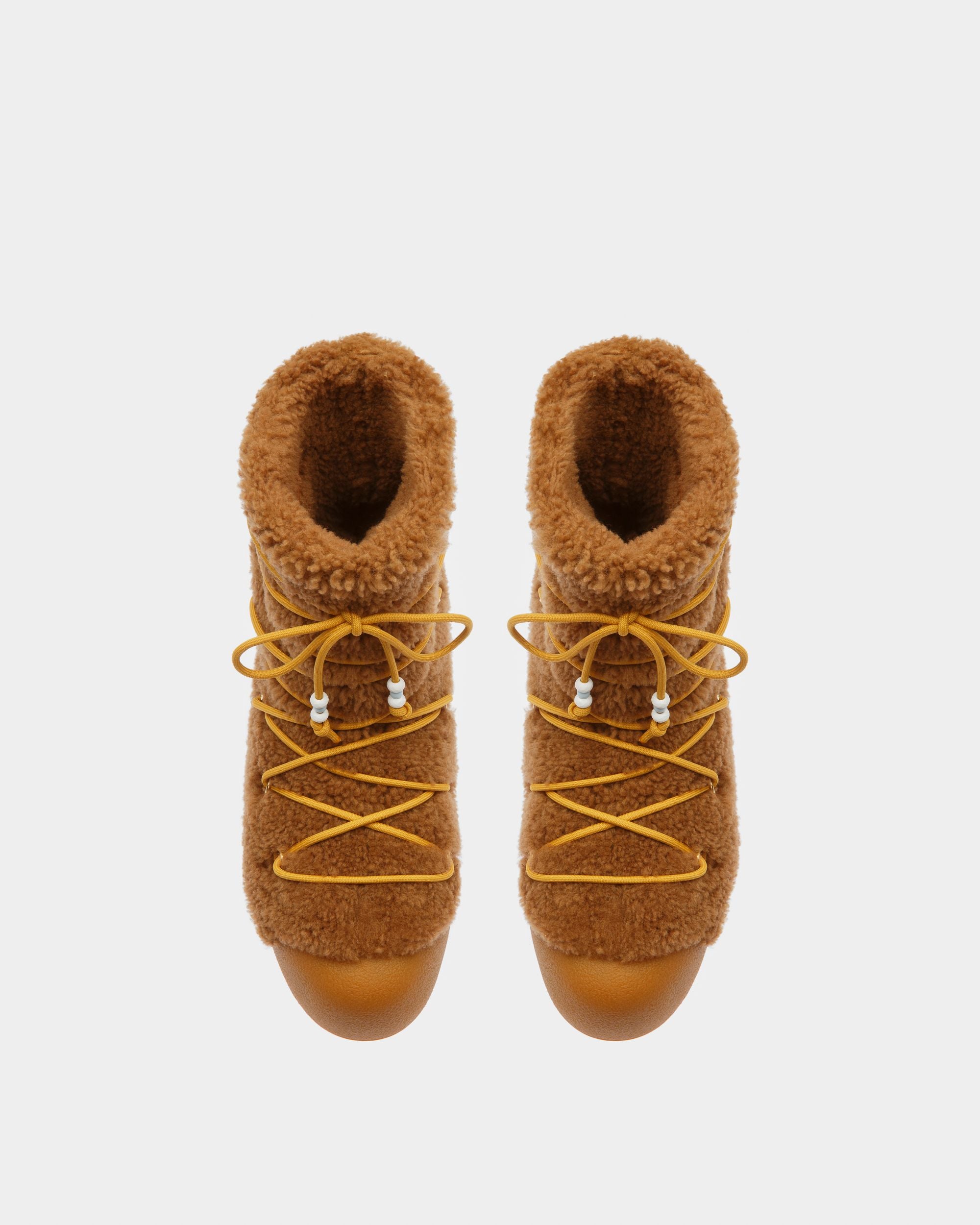 Corviglia Leather Snow Boots In Camel - Men's - Bally - 02