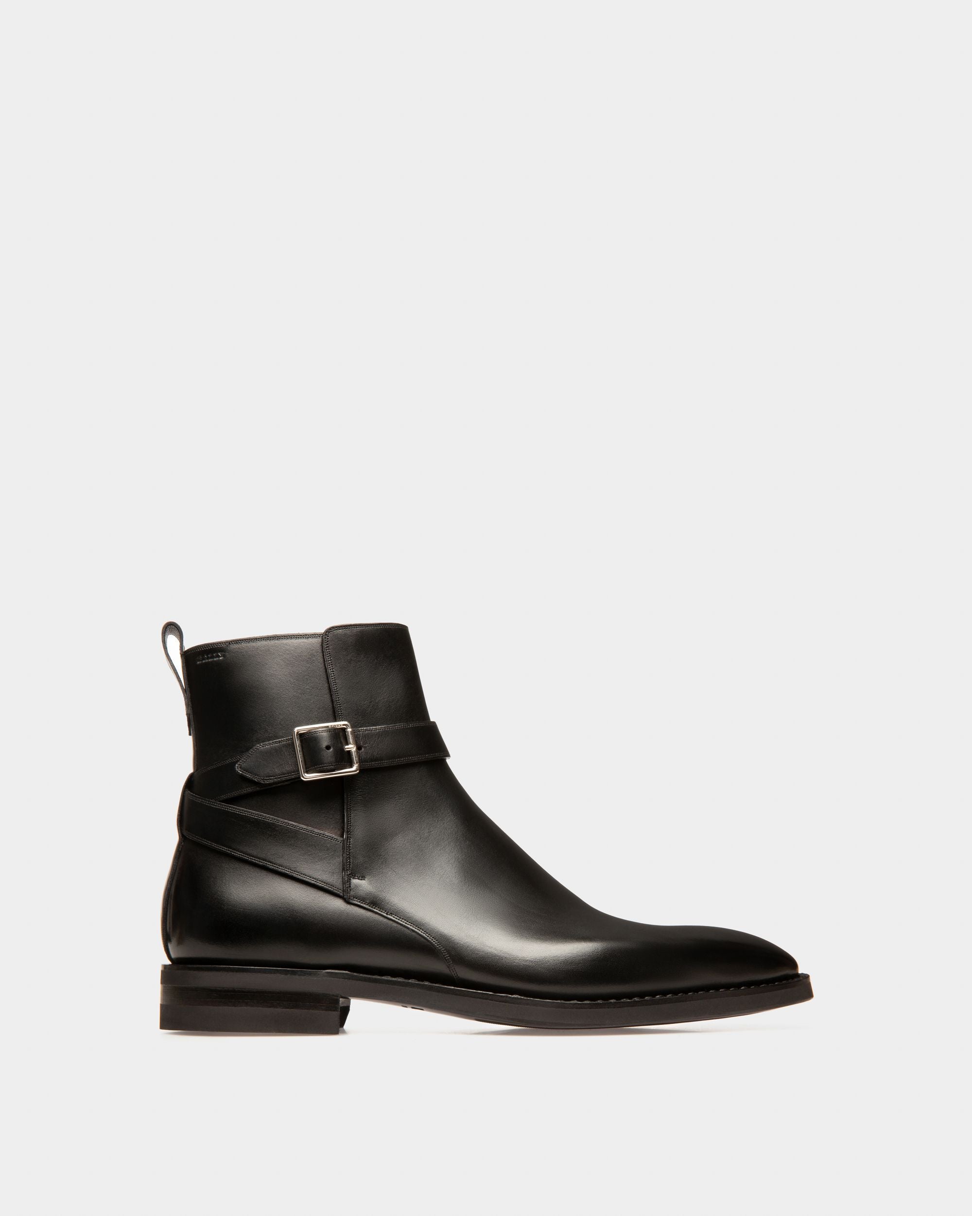 Scribe Novo Booties In Black Leather - Men's - Bally - 01