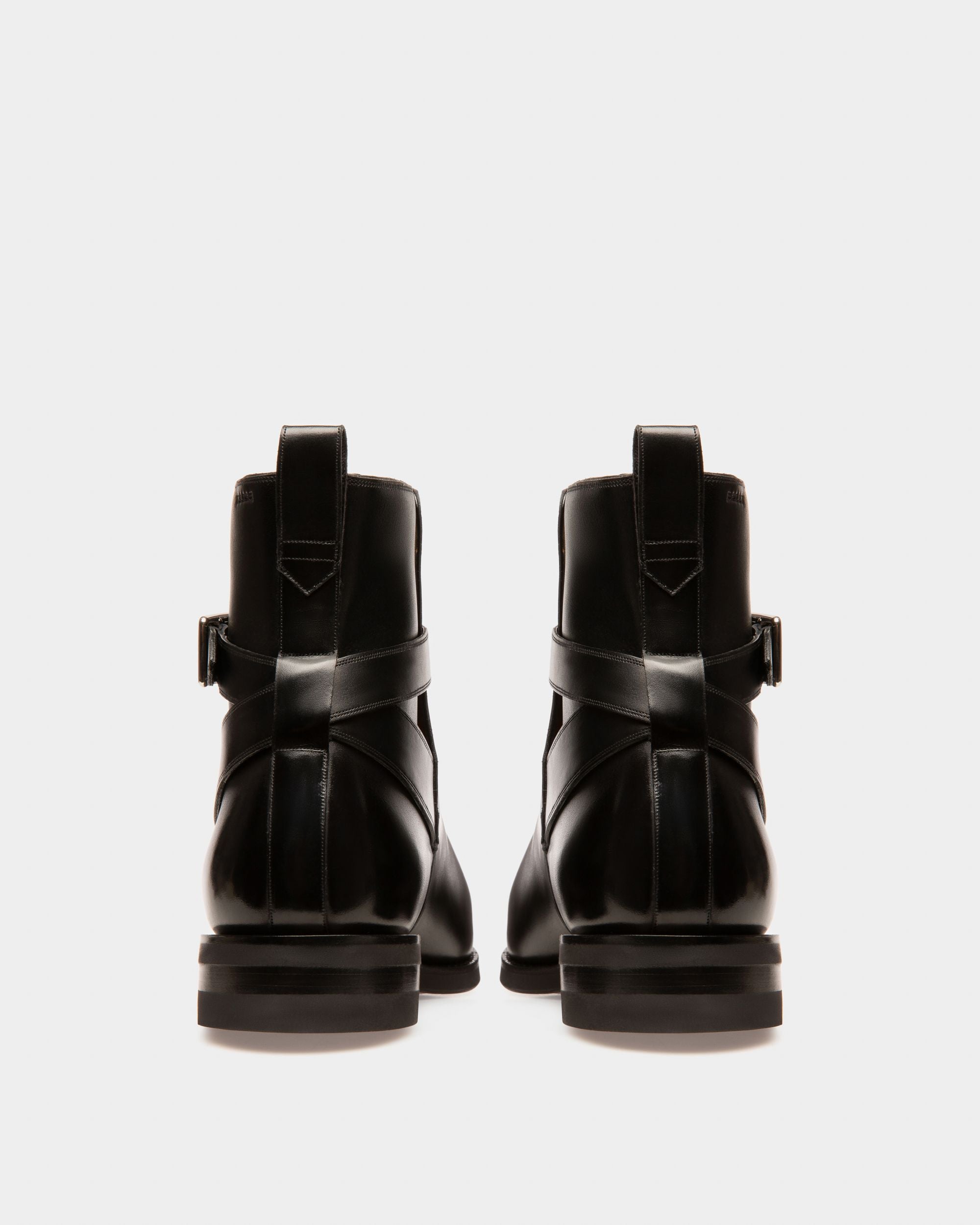 Scribe Novo Booties In Black Leather - Men's - Bally - 04