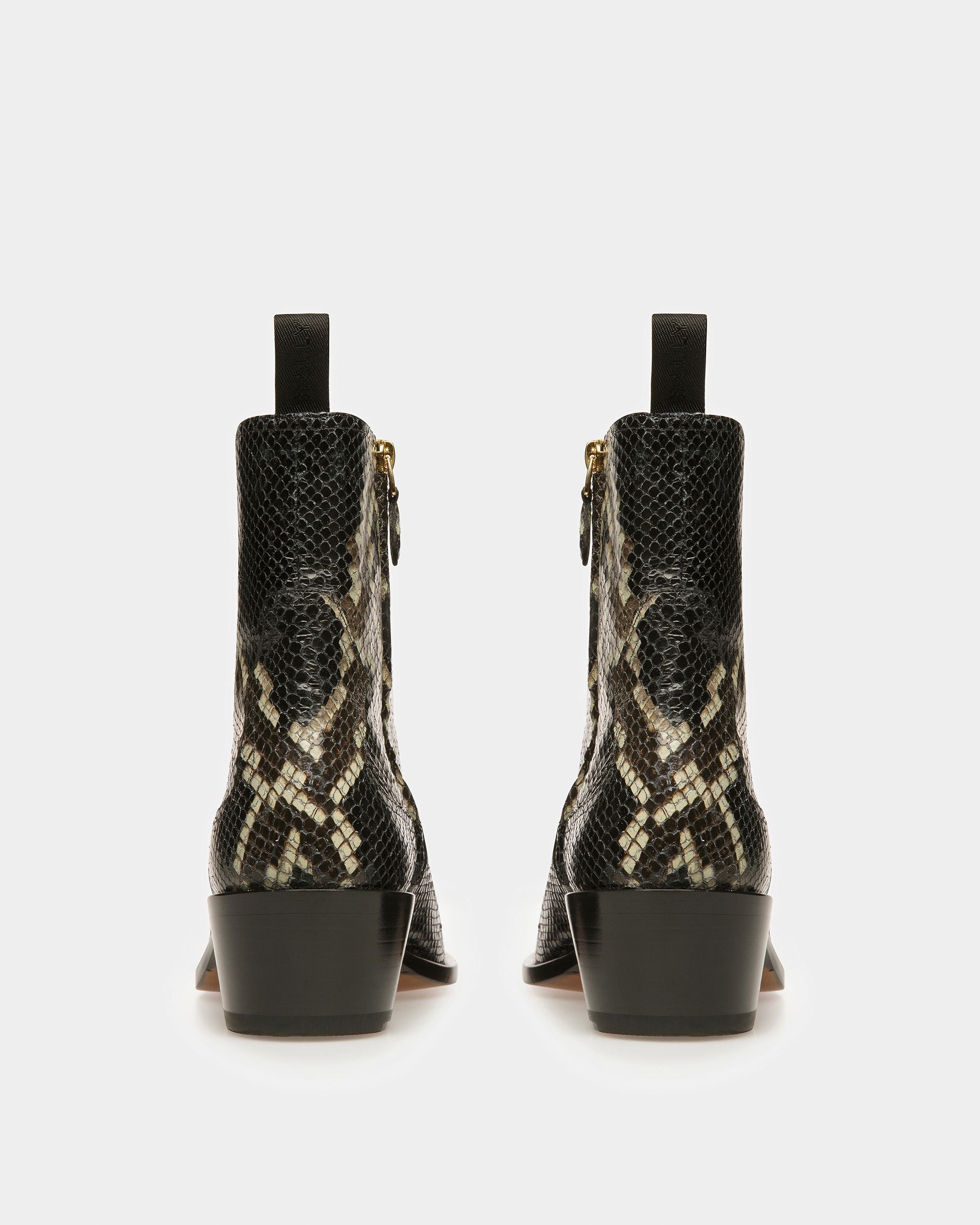 Gaiman Booties In Python Print - Men's - Bally - 03