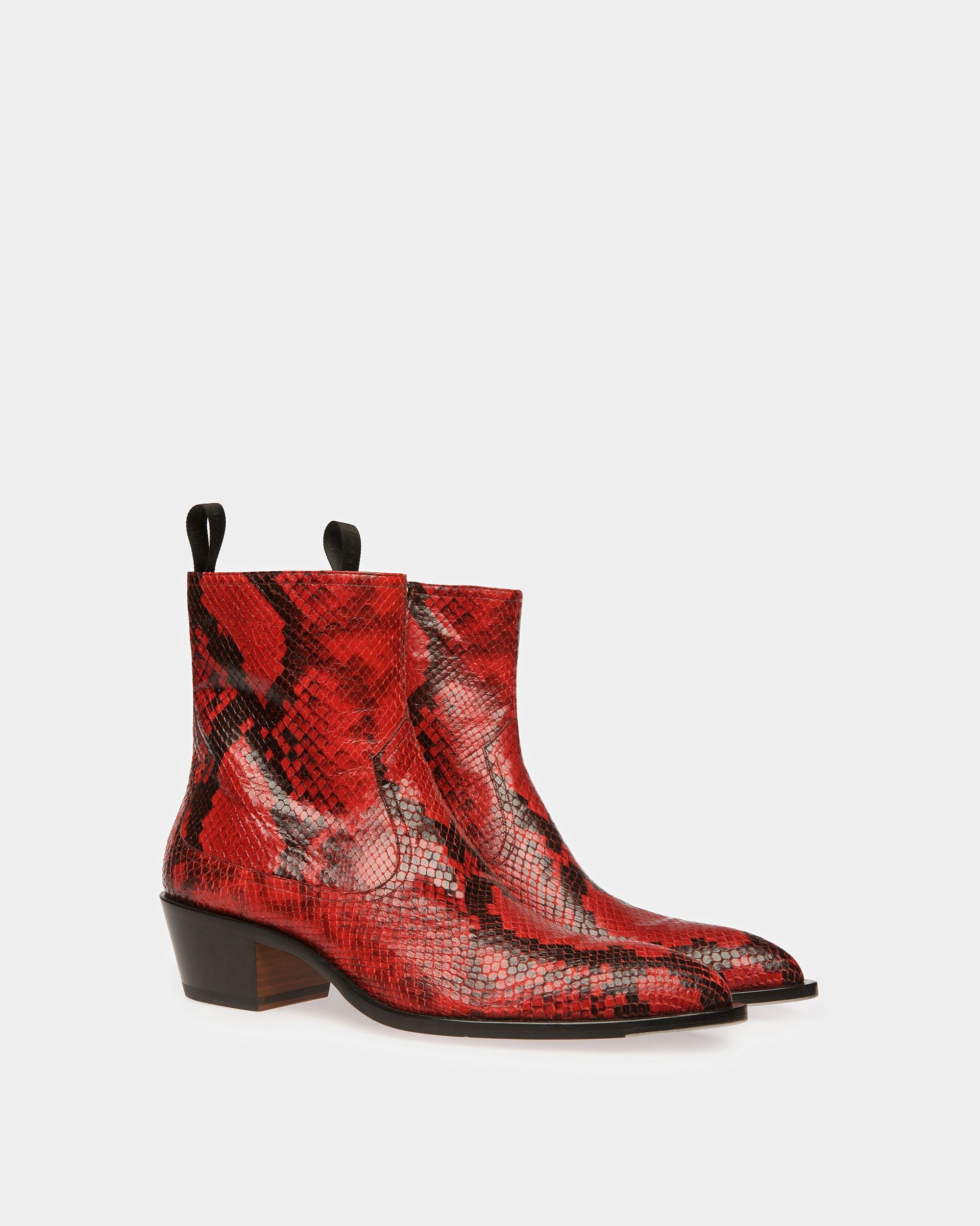 Gaiman Booties In Python Print - Men's - Bally - 03