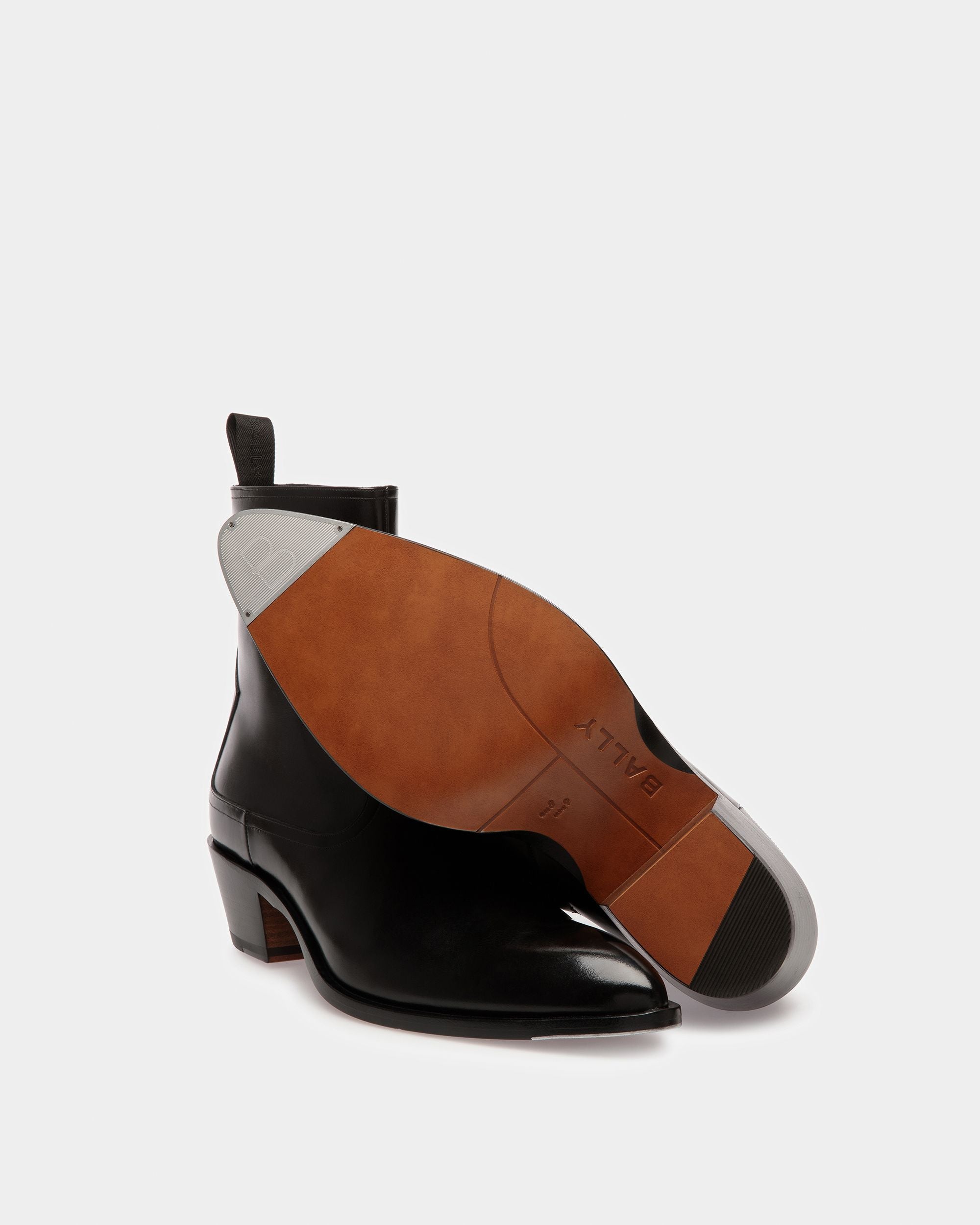 Gaiman Booties In Leather - Men's - Bally - 05