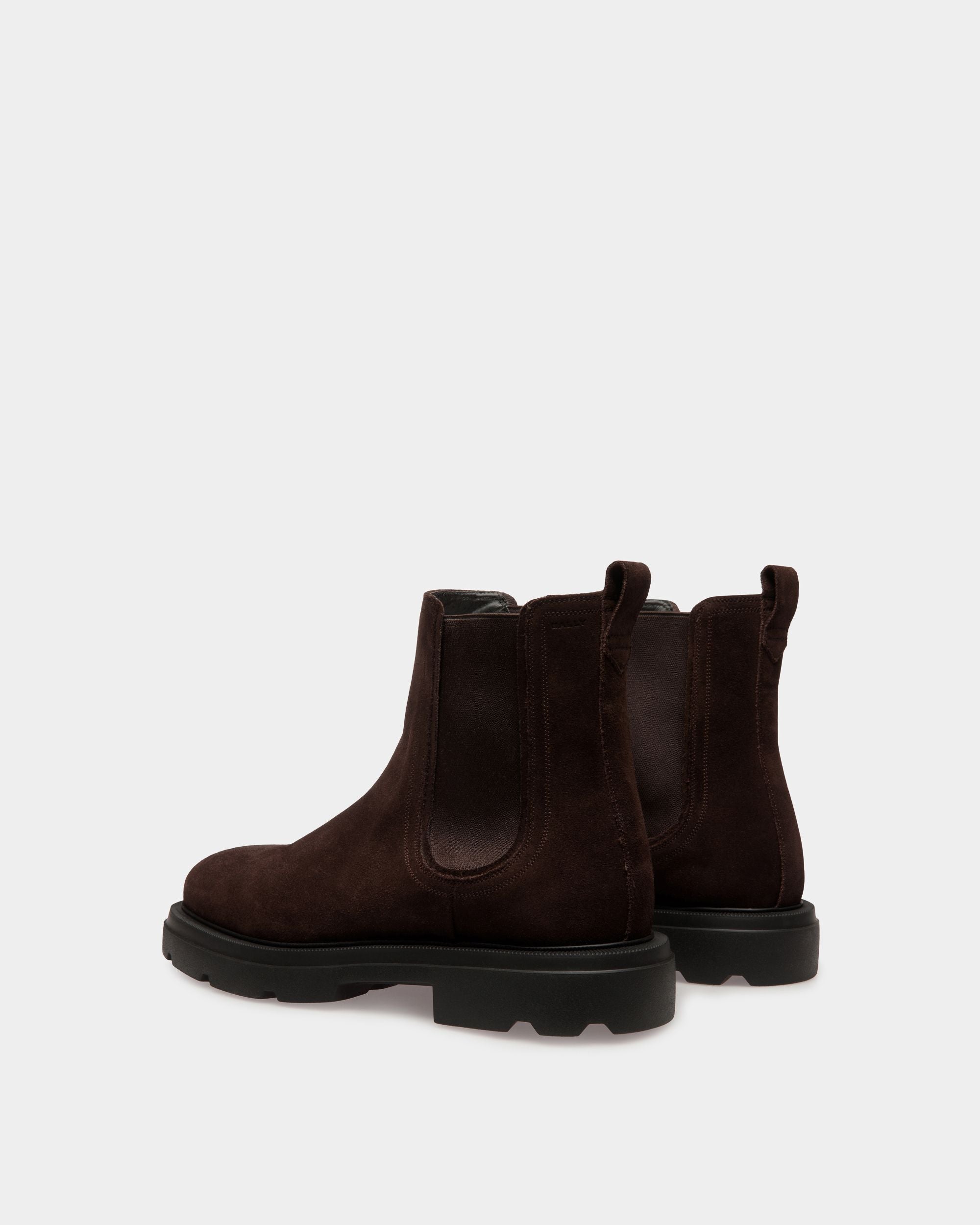 Zurich Booties In Brown Suede - Men's - Bally - 04