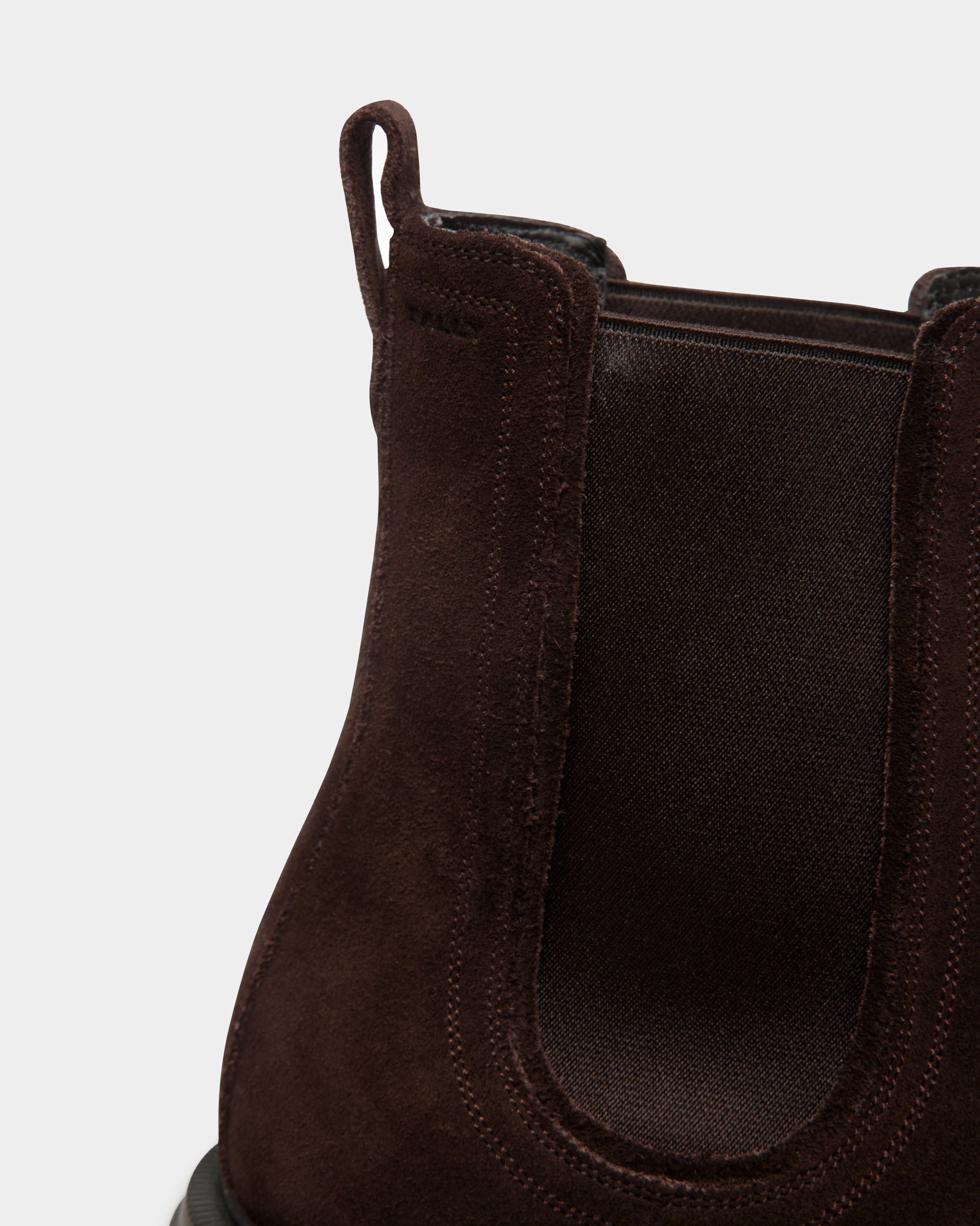 Zurich Booties In Brown Suede - Men's - Bally - 05