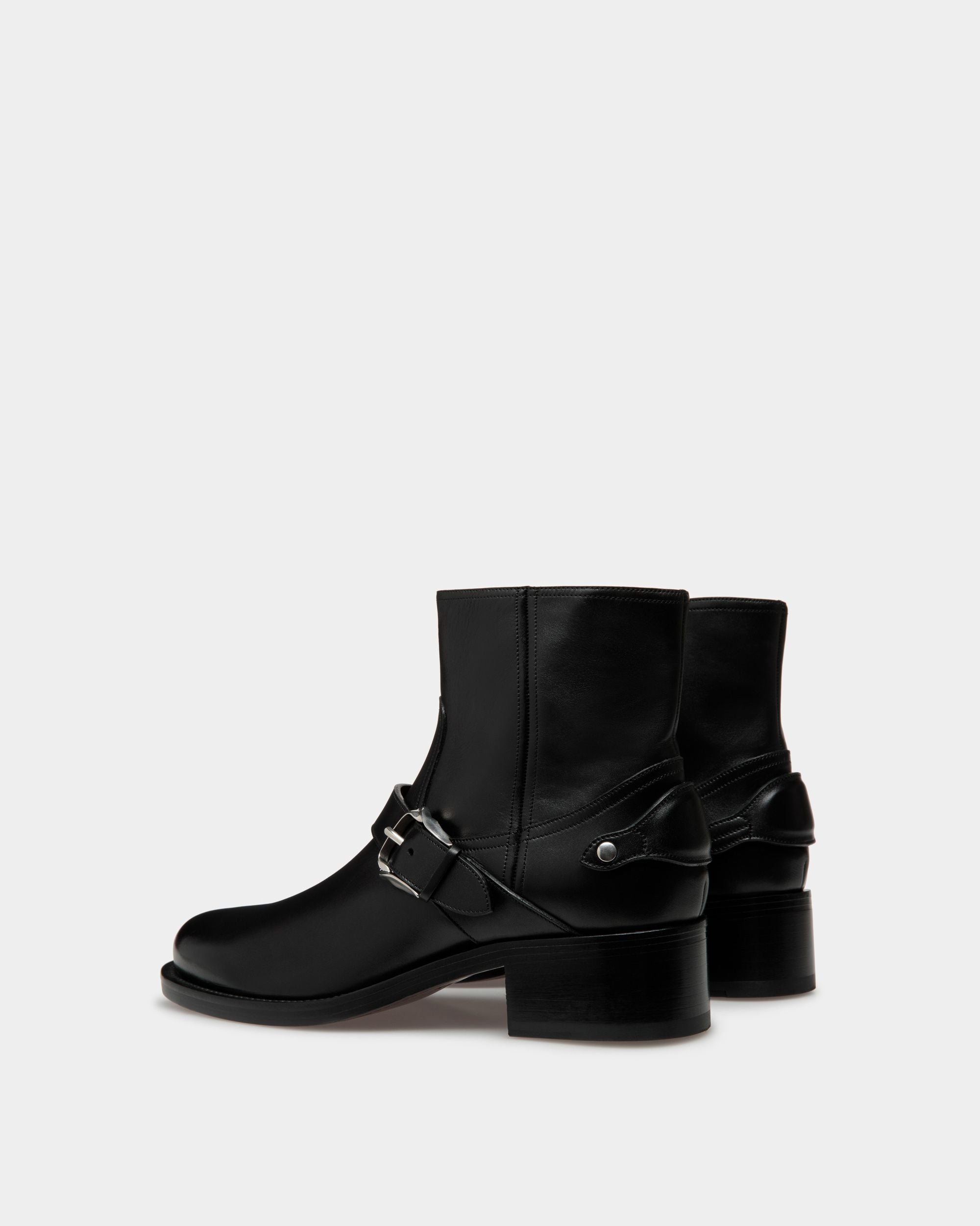 Arley Long Boots In Black Leather - Men's - Bally - 04