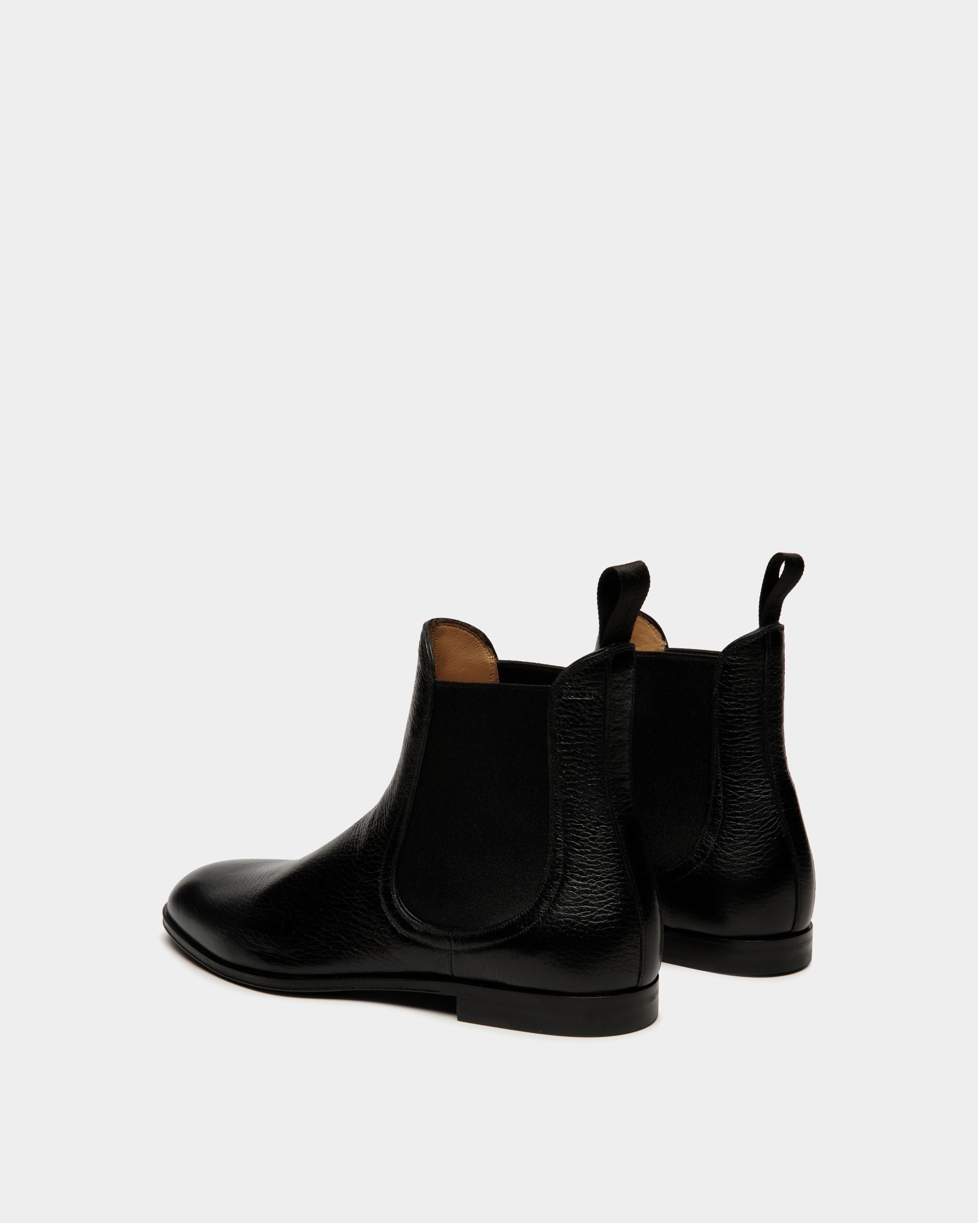 Westminster Bootie In Black Deer Leather - Men's - Bally - 03
