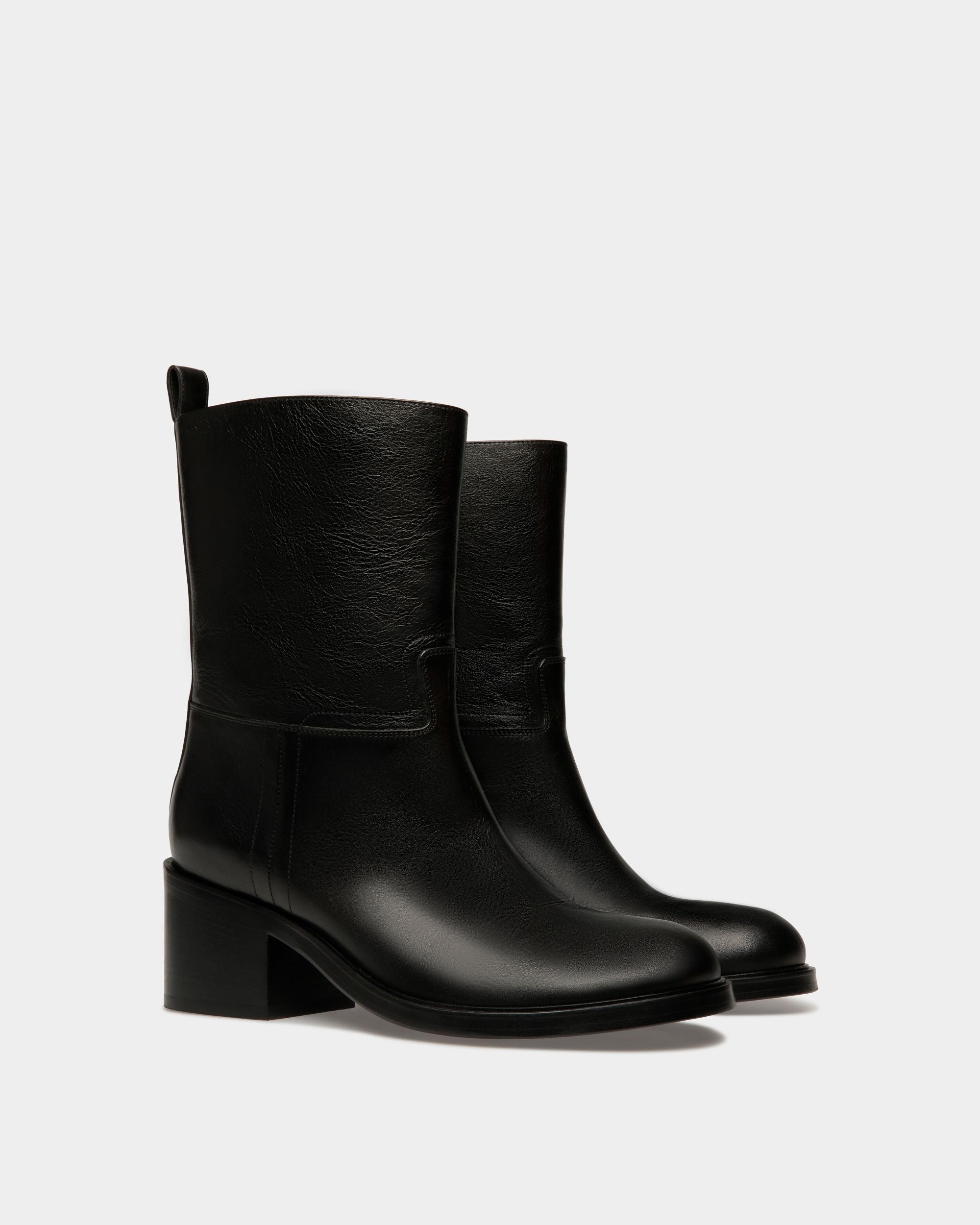 Peggy Boot in Black Leather - Men's - Bally - 03