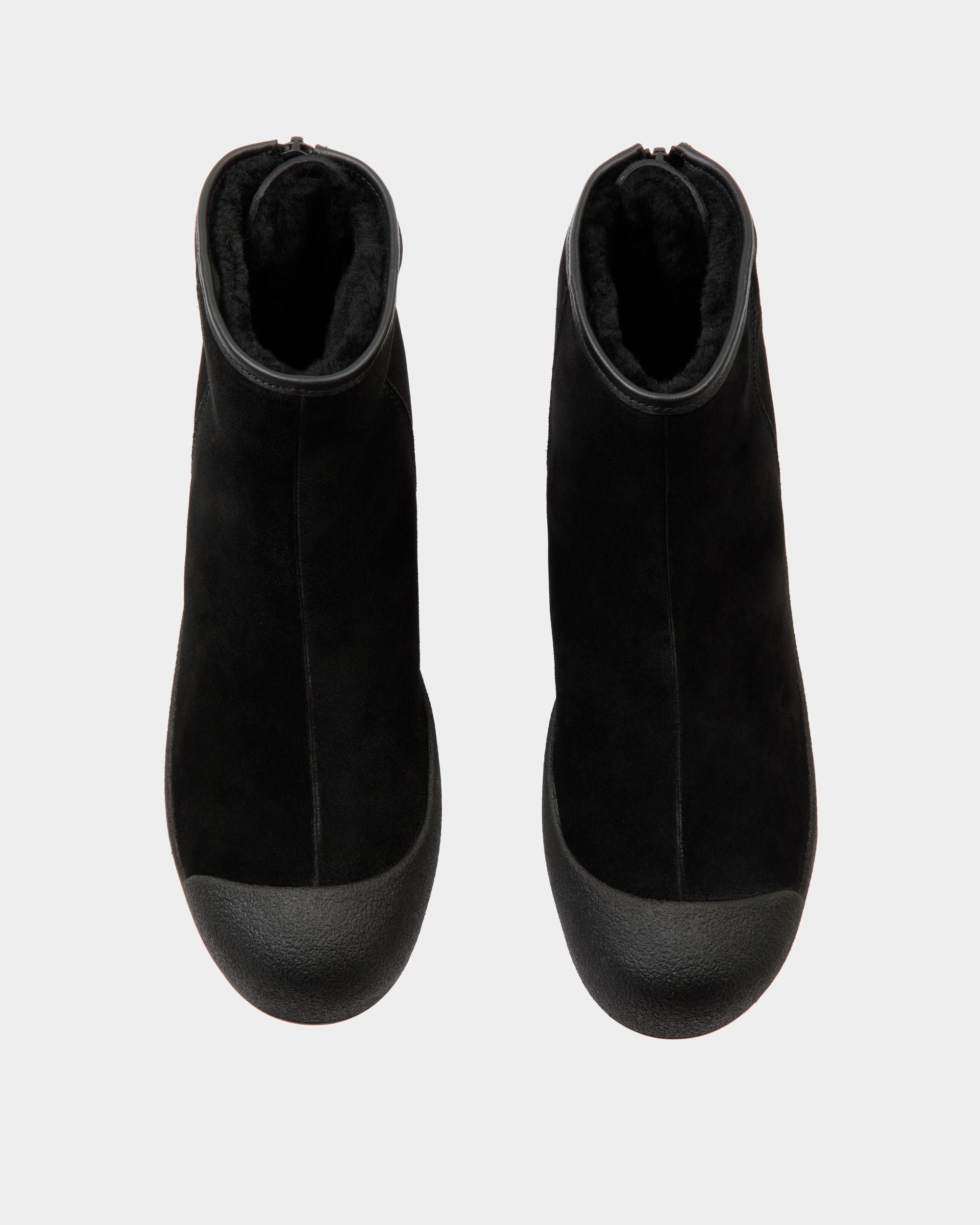 Bally Curling Bootie in Black Suede - Men's - Bally - 05