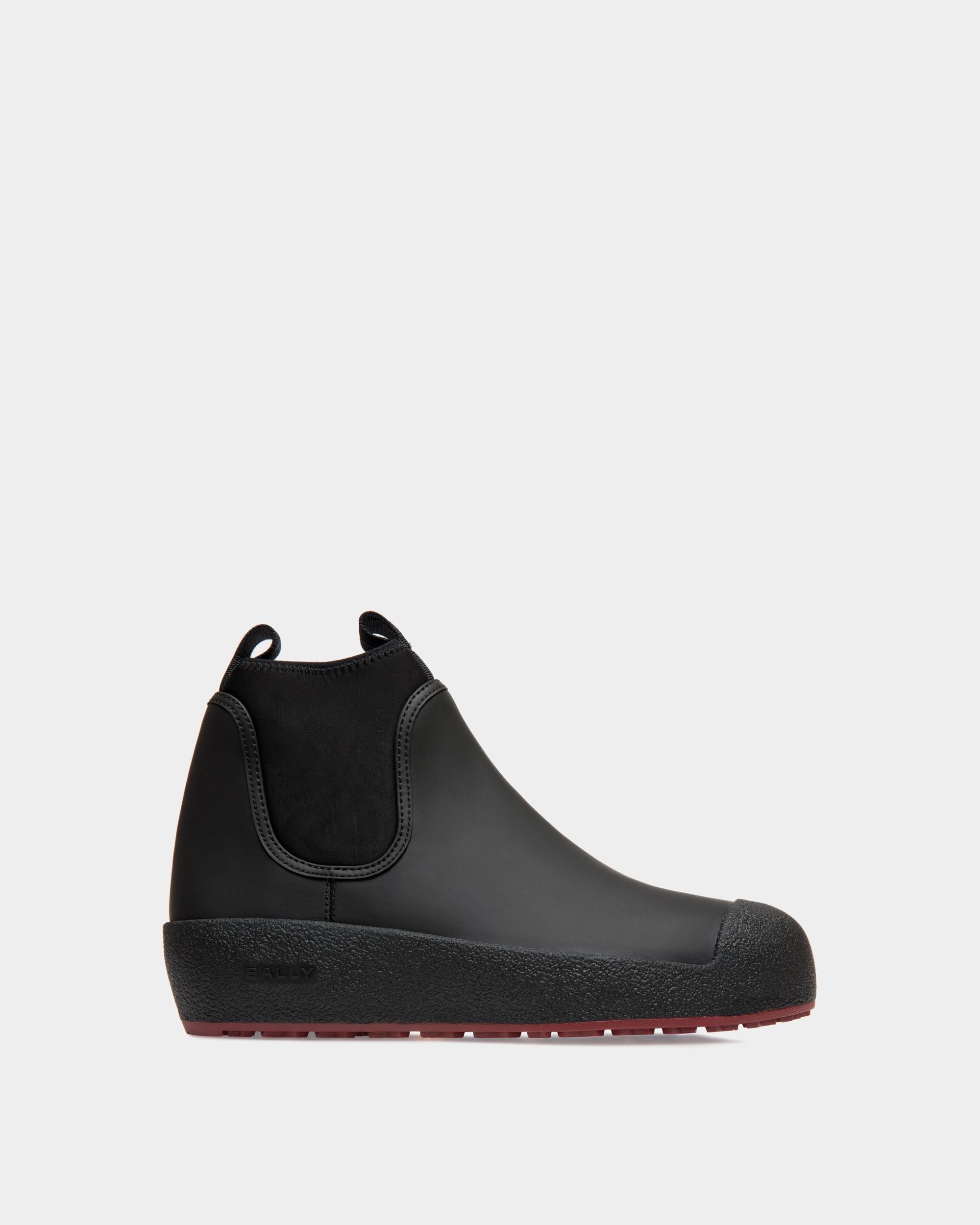 Bally Curling Boots In Black Leather - Men's - Bally - 01