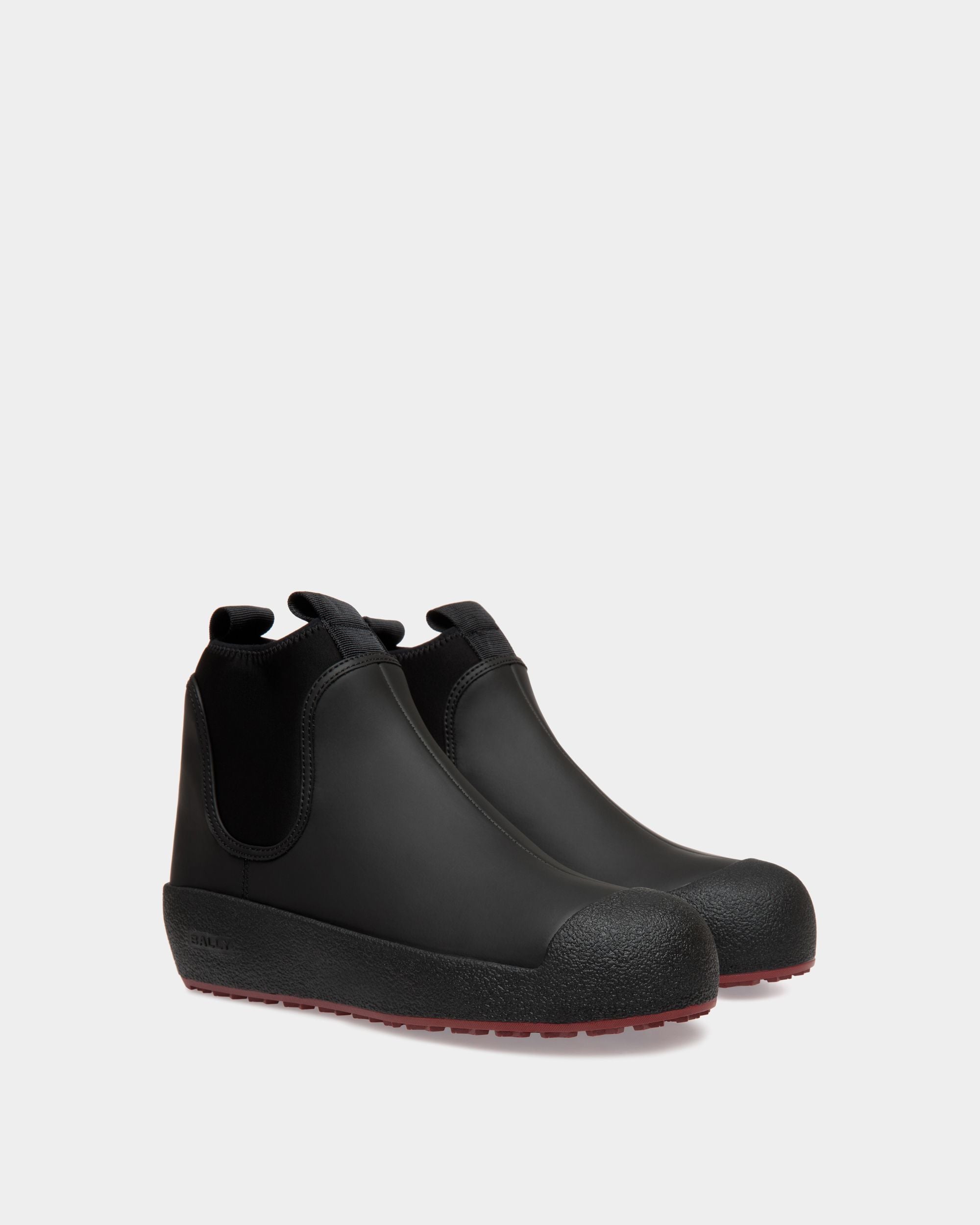 Bally Curling Boots In Black Leather - Men's - Bally - 02